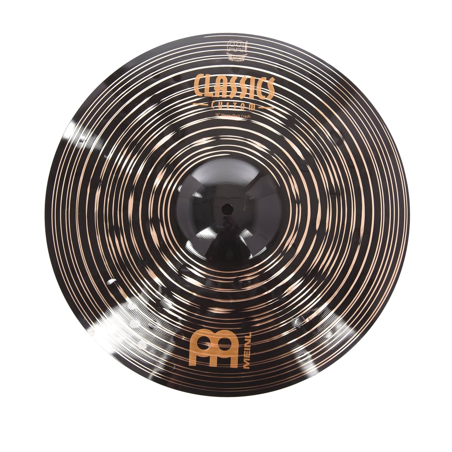 Meinl 16" Classics Custom Dark Heavy Crash Cymbal Drums and Percussion / Cymbals / Crash