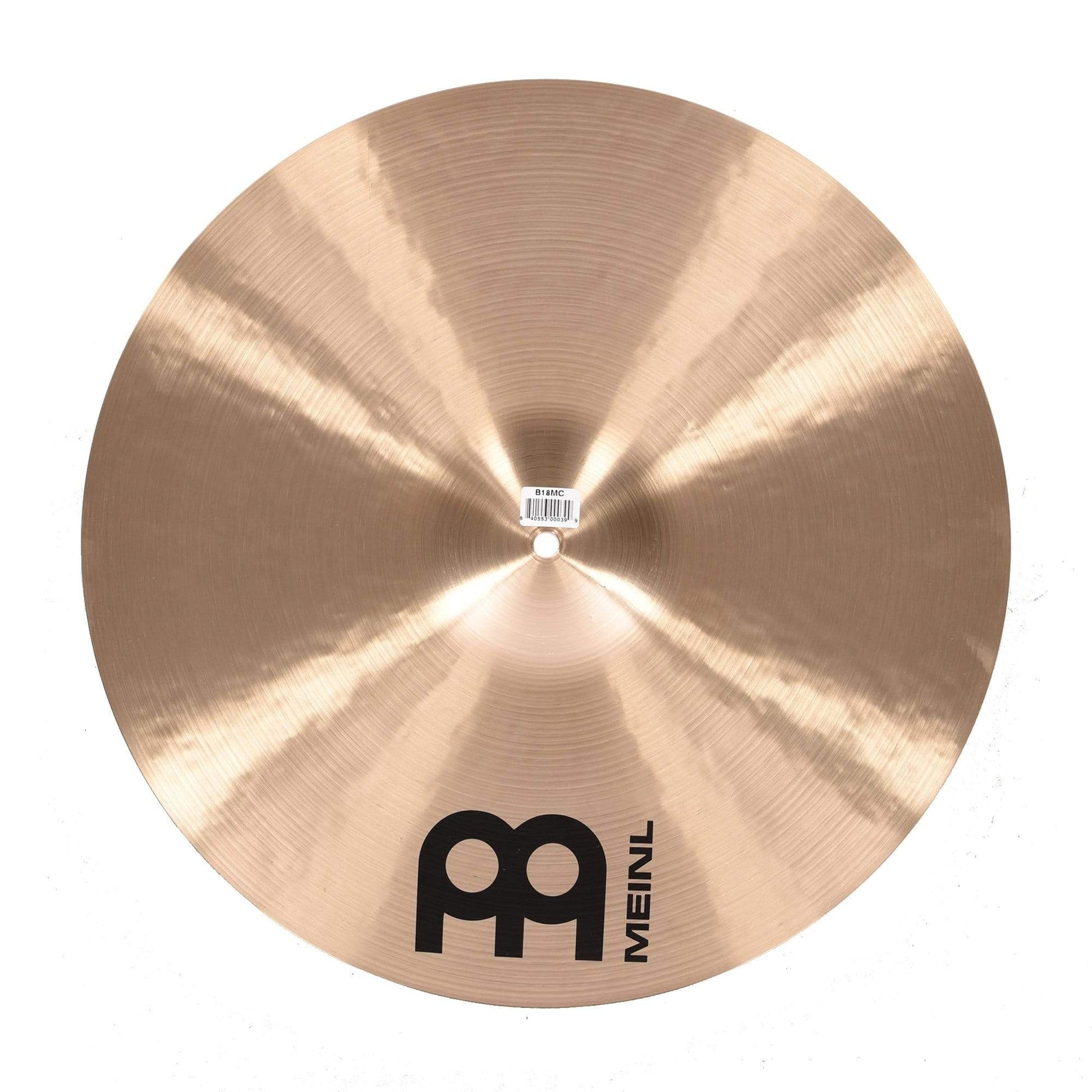 Meinl 18" Byzance Traditional Medium Crash Cymbal Drums and Percussion / Cymbals / Crash