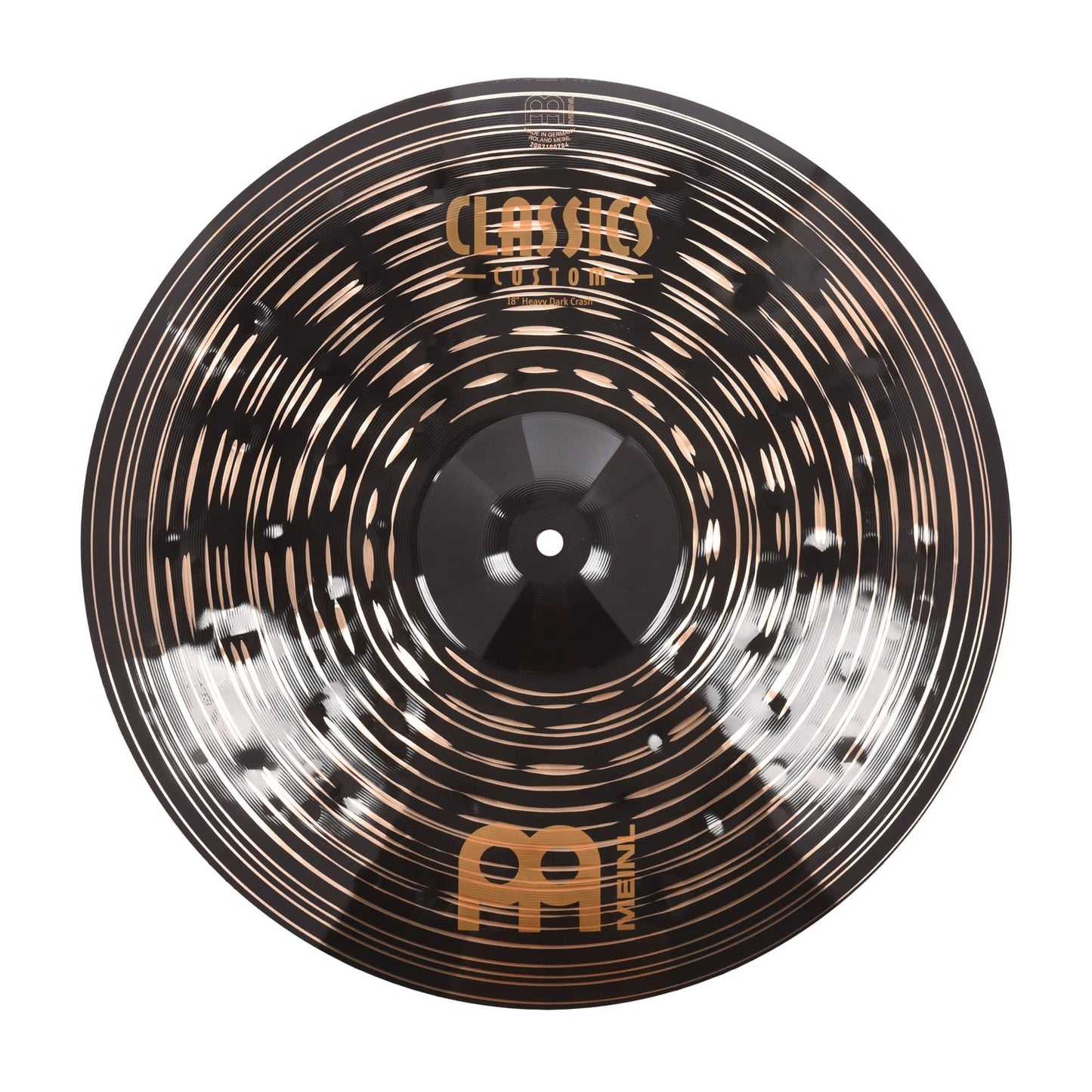 Meinl 18" Classics Custom Dark Heavy Crash Cymbal Drums and Percussion / Cymbals / Crash