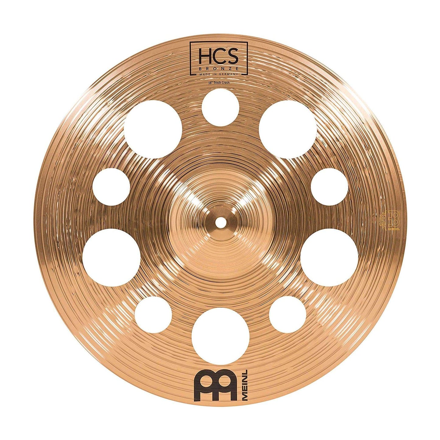 Meinl 18" HCS Bronze Trash Crash Cymbal Drums and Percussion / Cymbals / Crash