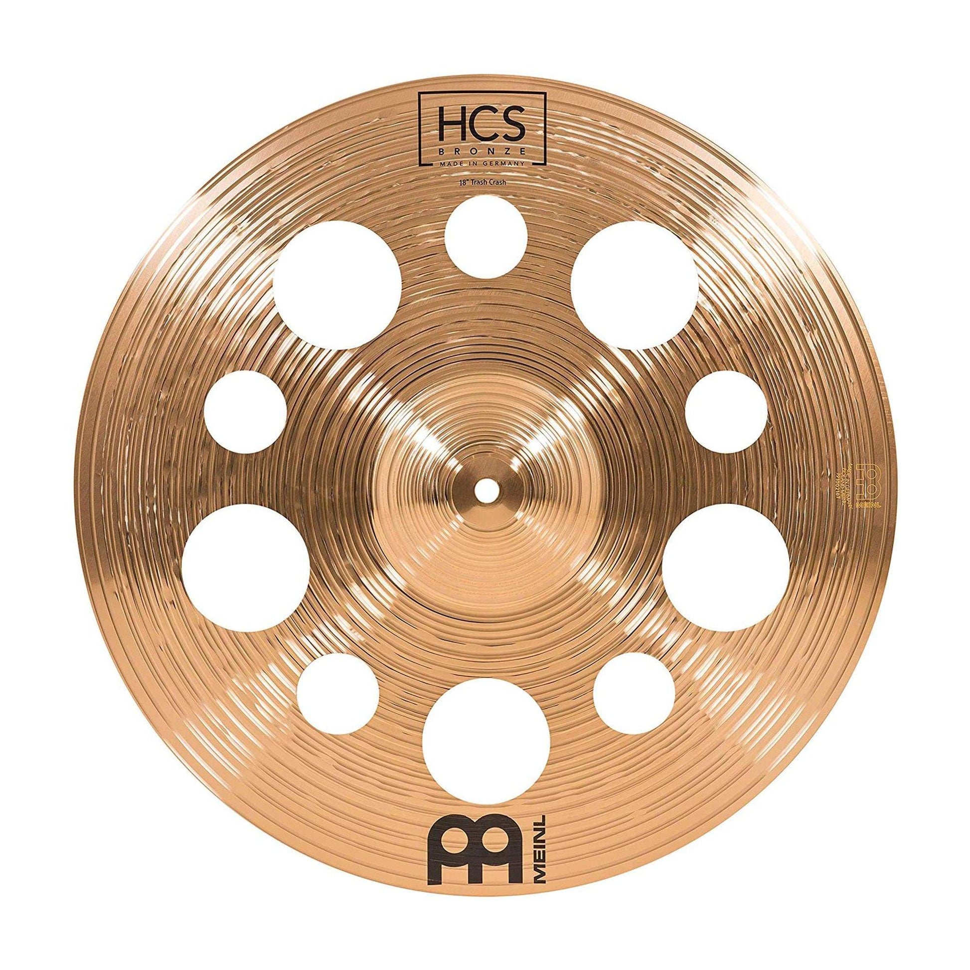Meinl 18" HCS Bronze Trash Crash Cymbal Drums and Percussion / Cymbals / Crash
