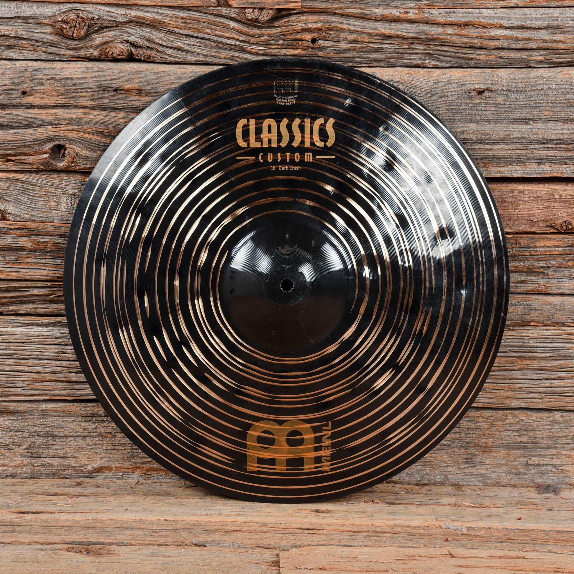 Meinl 18" Classic Custom Dark Crash USED Drums and Percussion / Cymbals / Crash