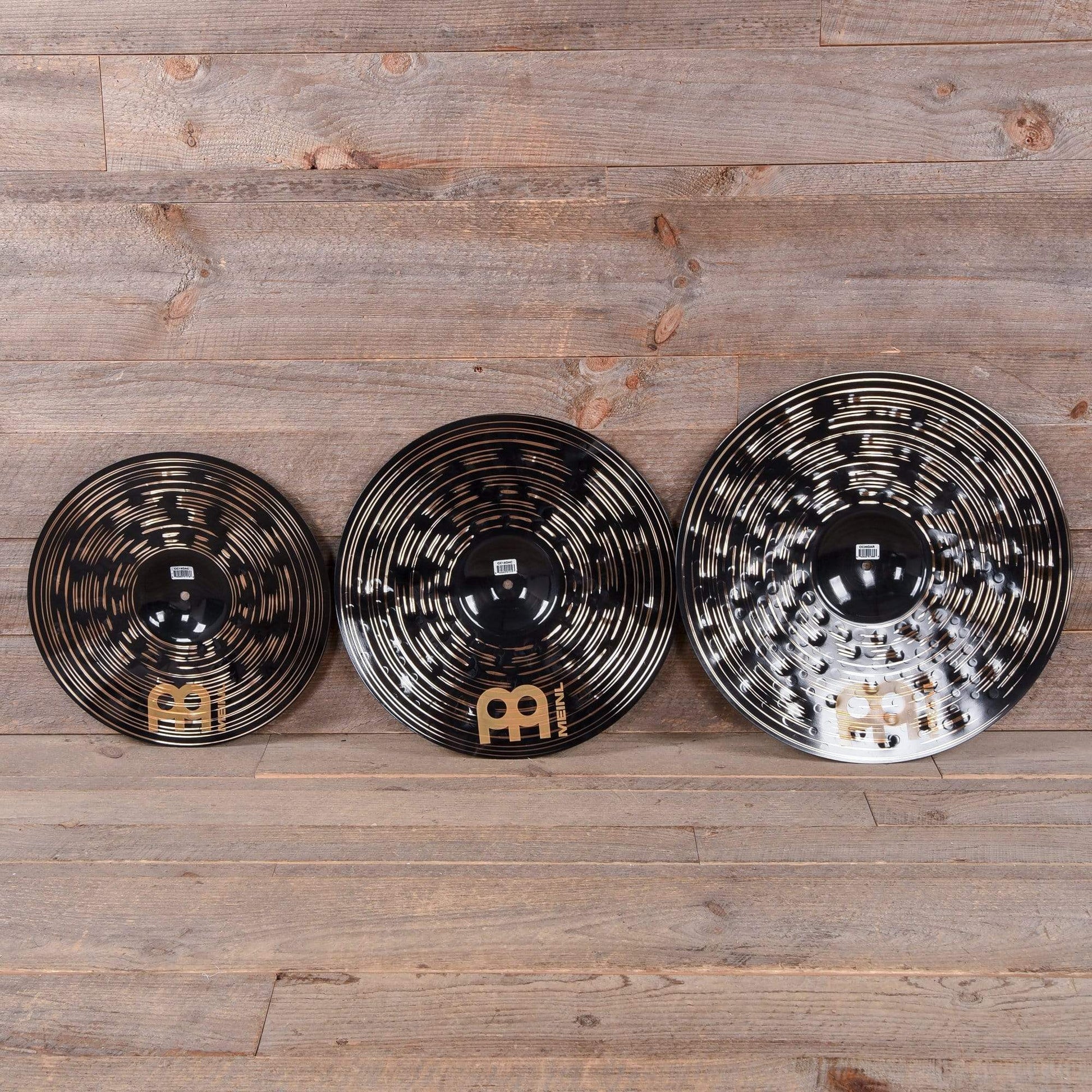 Meinl Classics Custom Dark Cymbal Box Set (16"Crash/18"Crash/20"Ride) Drums and Percussion / Cymbals / Cymbal Packs