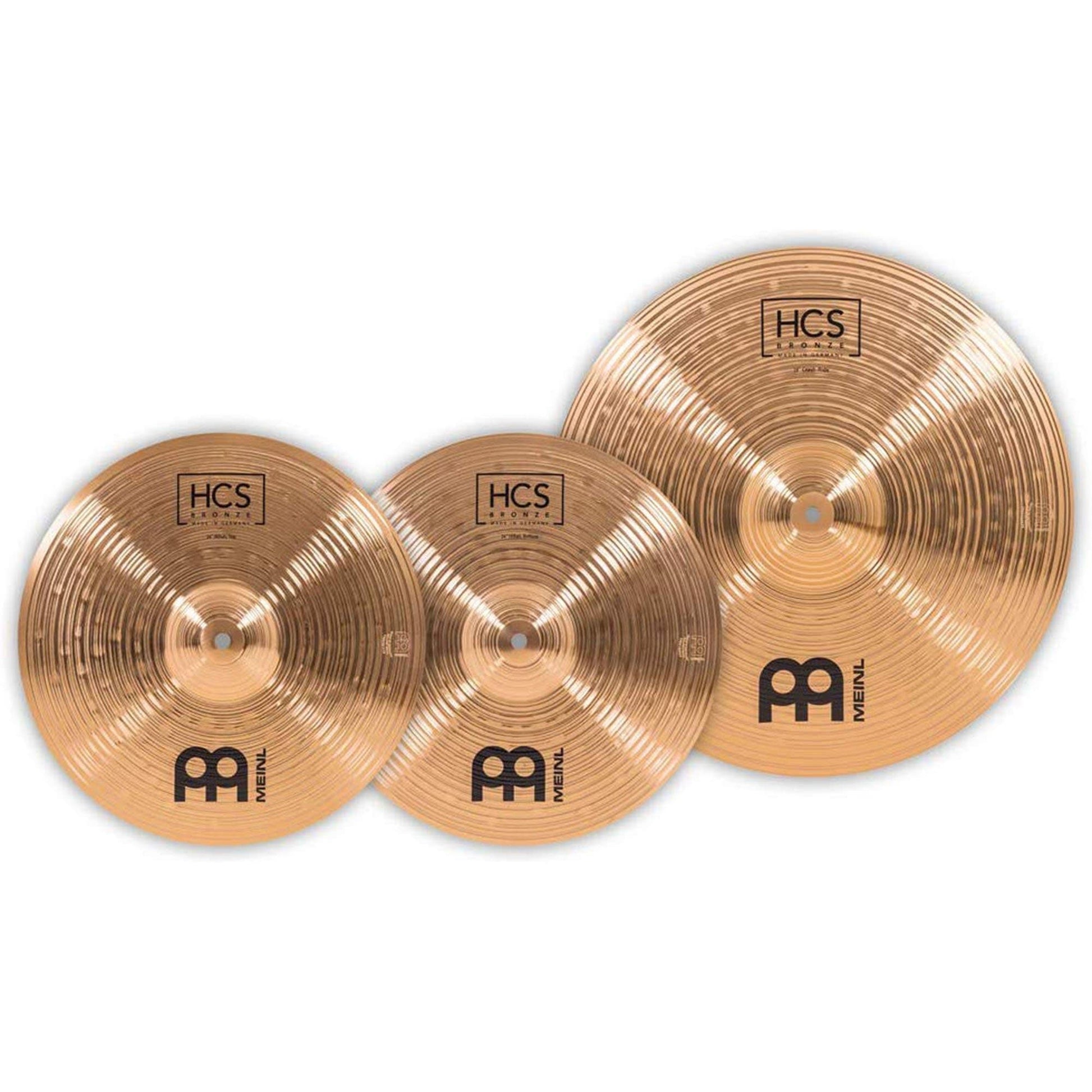 Meinl HCS Bronze 14/18 Basic Cymbal Set Drums and Percussion / Cymbals / Cymbal Packs