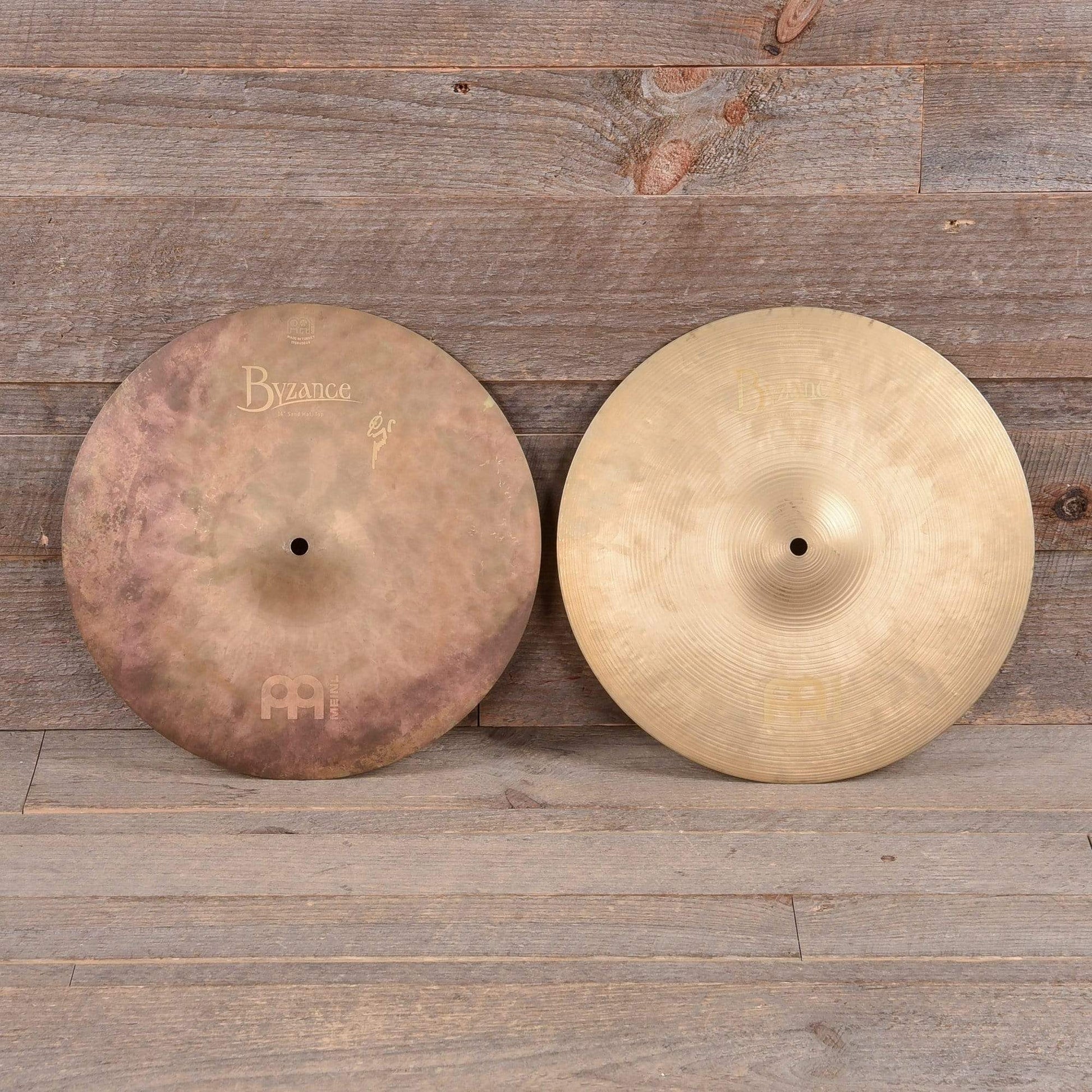 Meinl 14" Byzance Vintage Sand Hi-Hat Pair Drums and Percussion / Cymbals / Hi-Hats