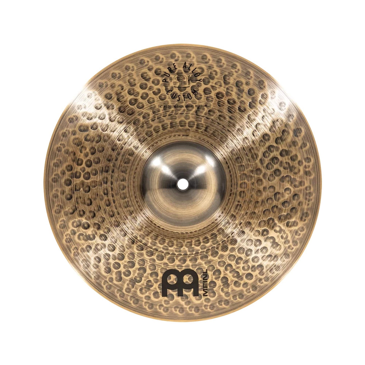 Meinl 14" Pure Alloy Custom Medium Thin Hi-Hat Pair Drums and Percussion / Cymbals / Hi-Hats