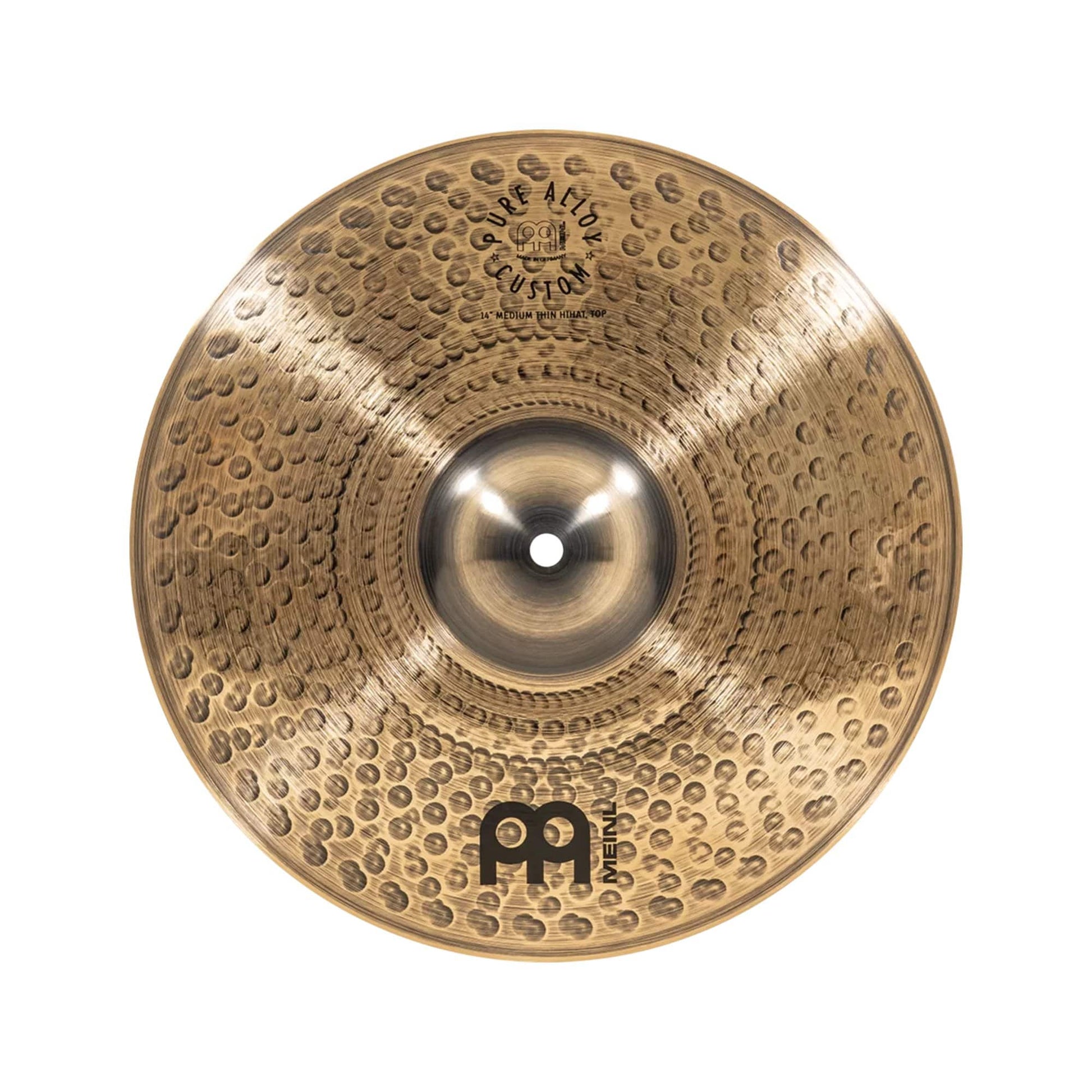 Meinl 14" Pure Alloy Custom Medium Thin Hi-Hat Pair Drums and Percussion / Cymbals / Hi-Hats