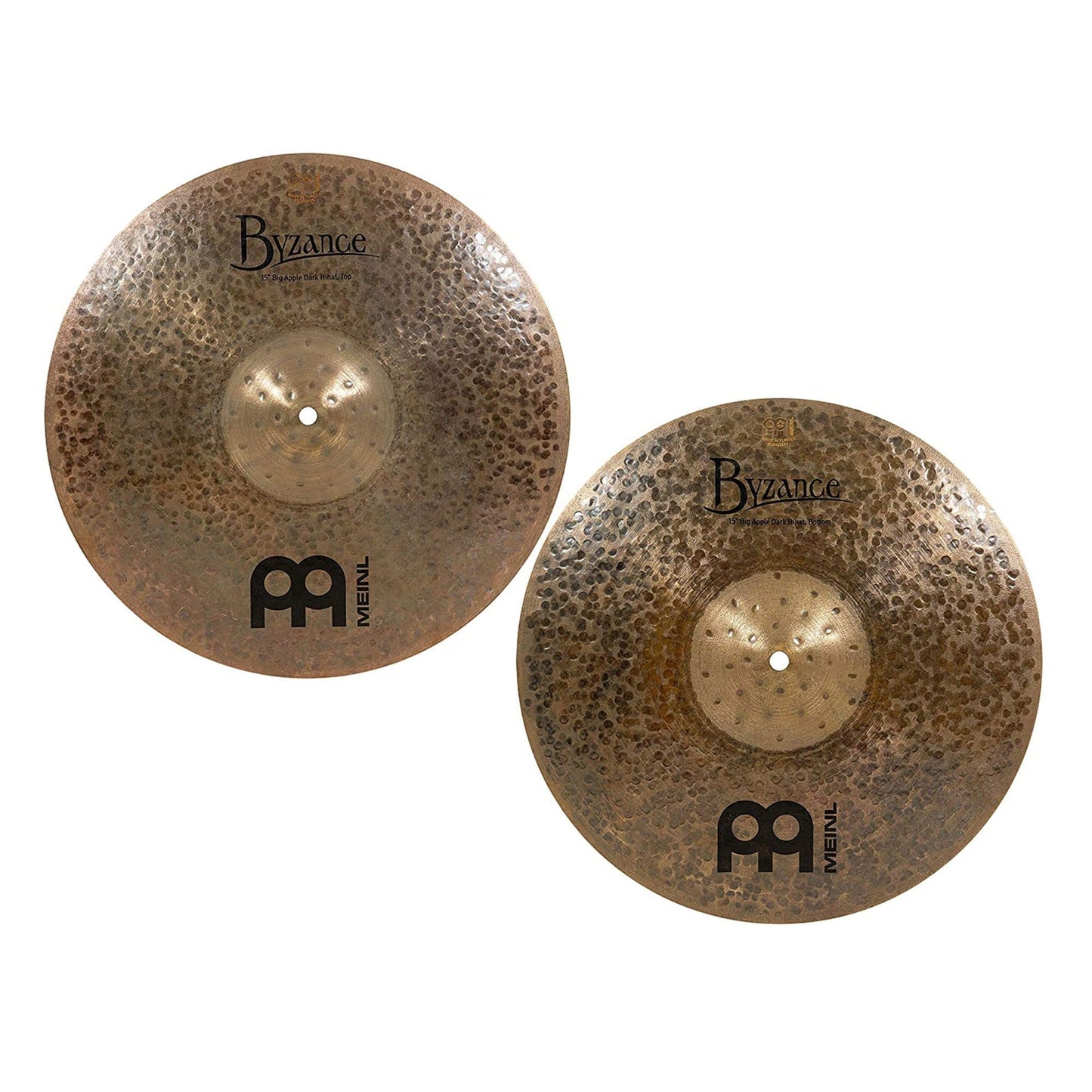 Meinl 15" Byzance Big Apple Dark Hi-Hat Pair Drums and Percussion / Cymbals / Hi-Hats