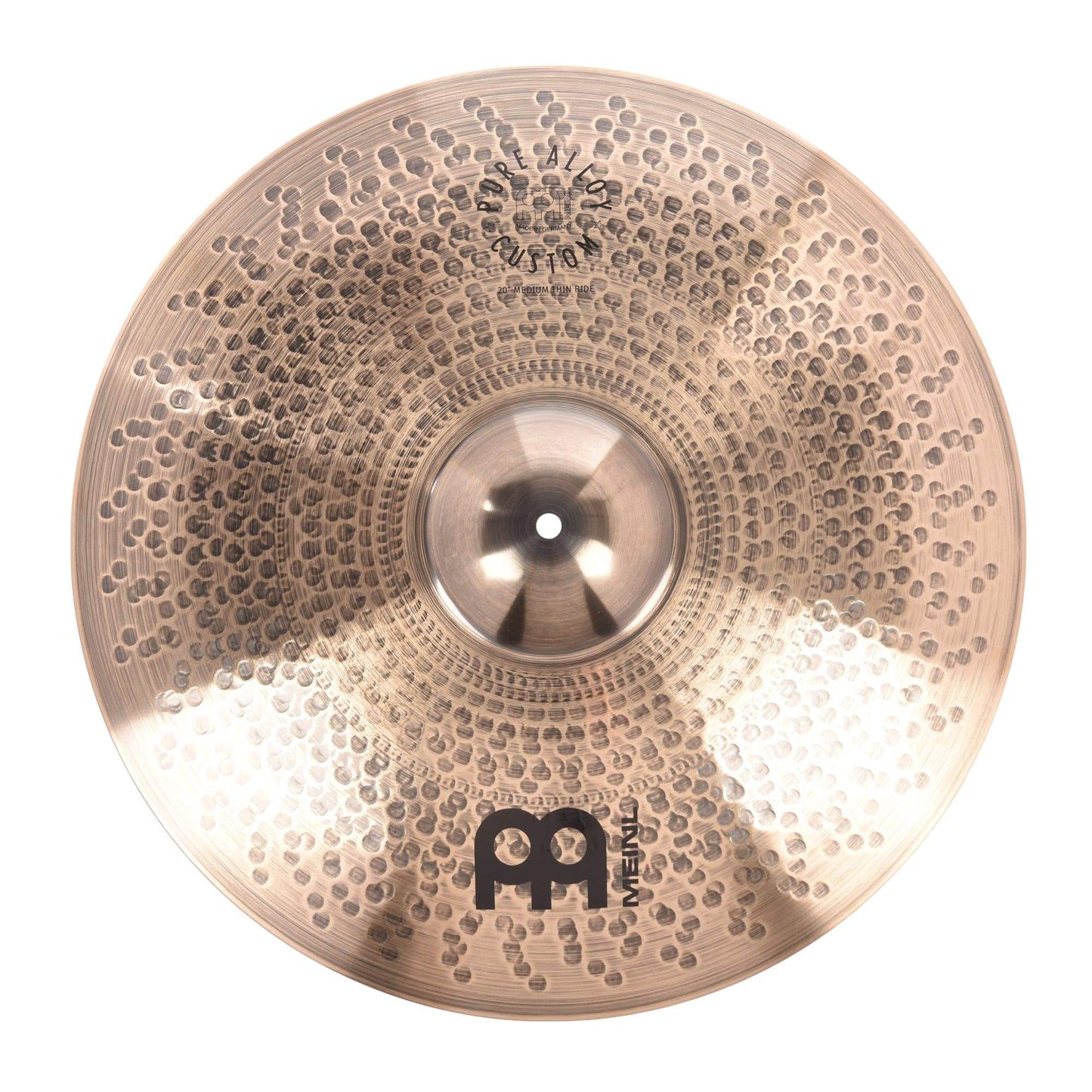 Meinl 20" Pure Alloy Custom Medium Thin Ride Cymbal Drums and Percussion / Cymbals / Ride