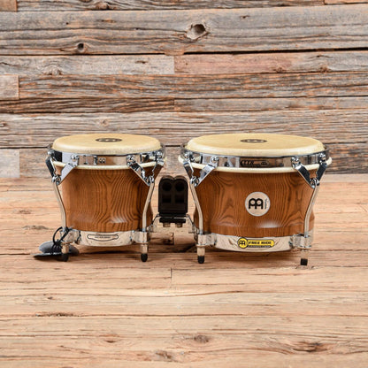 Meinl Free Ride Series Woodcraft Bongos 7" & 9" Zebra Finished Ash Drums and Percussion / Hand Drums / Congas and Bongos