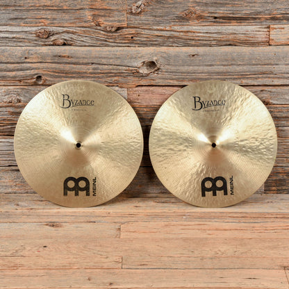 Meinl 14" Byzance Medium Hi-Hat Cymbals USED Drums and Percussion