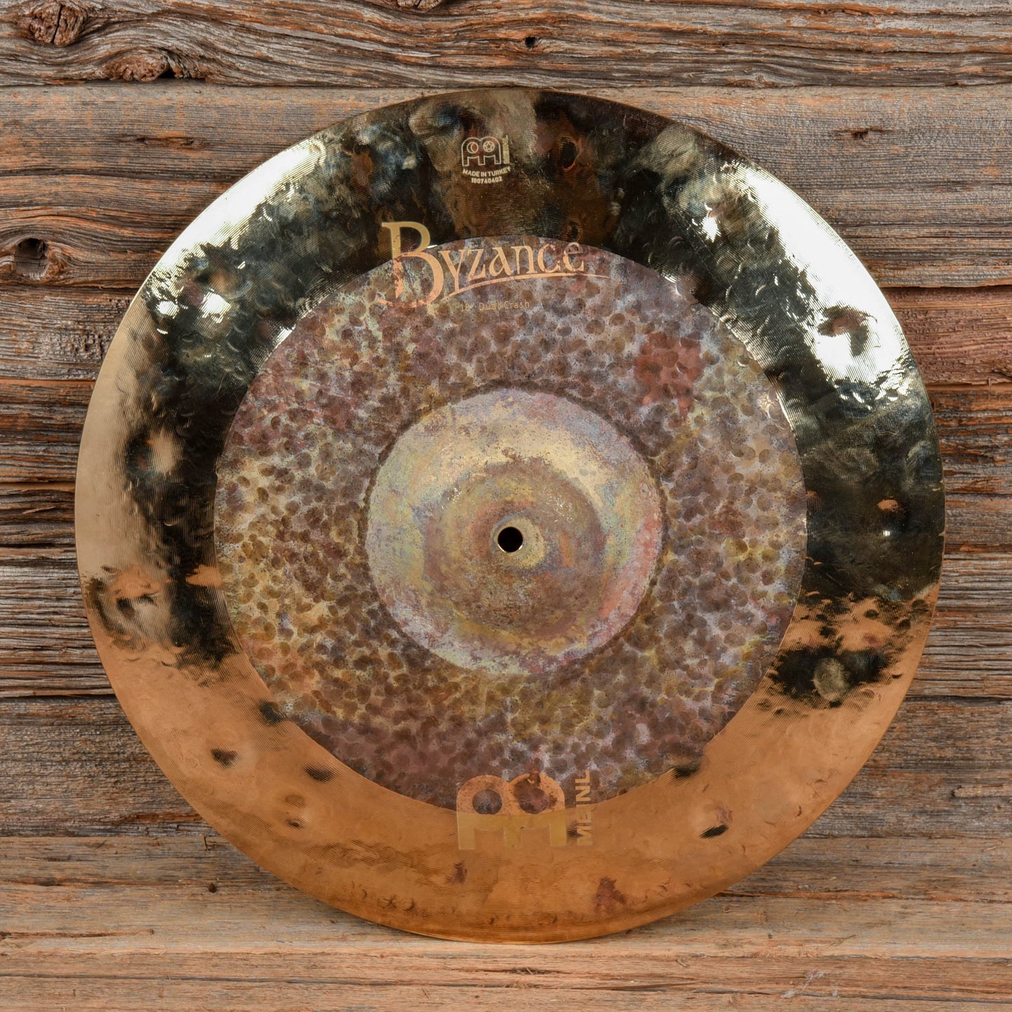 Meinl 18" Byzance Dual Crash Cymbal USED Drums and Percussion