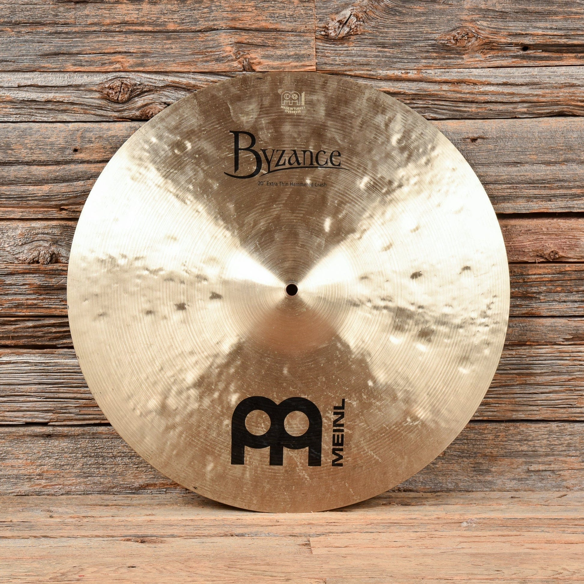 Meinl 20" Byzance Extra thin Hammered Crash Cymbal USED Drums and Percussion