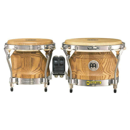Meinl Free Ride Series Woodcraft Bongos 7 & 9 Inch Zebra Finished Ash
