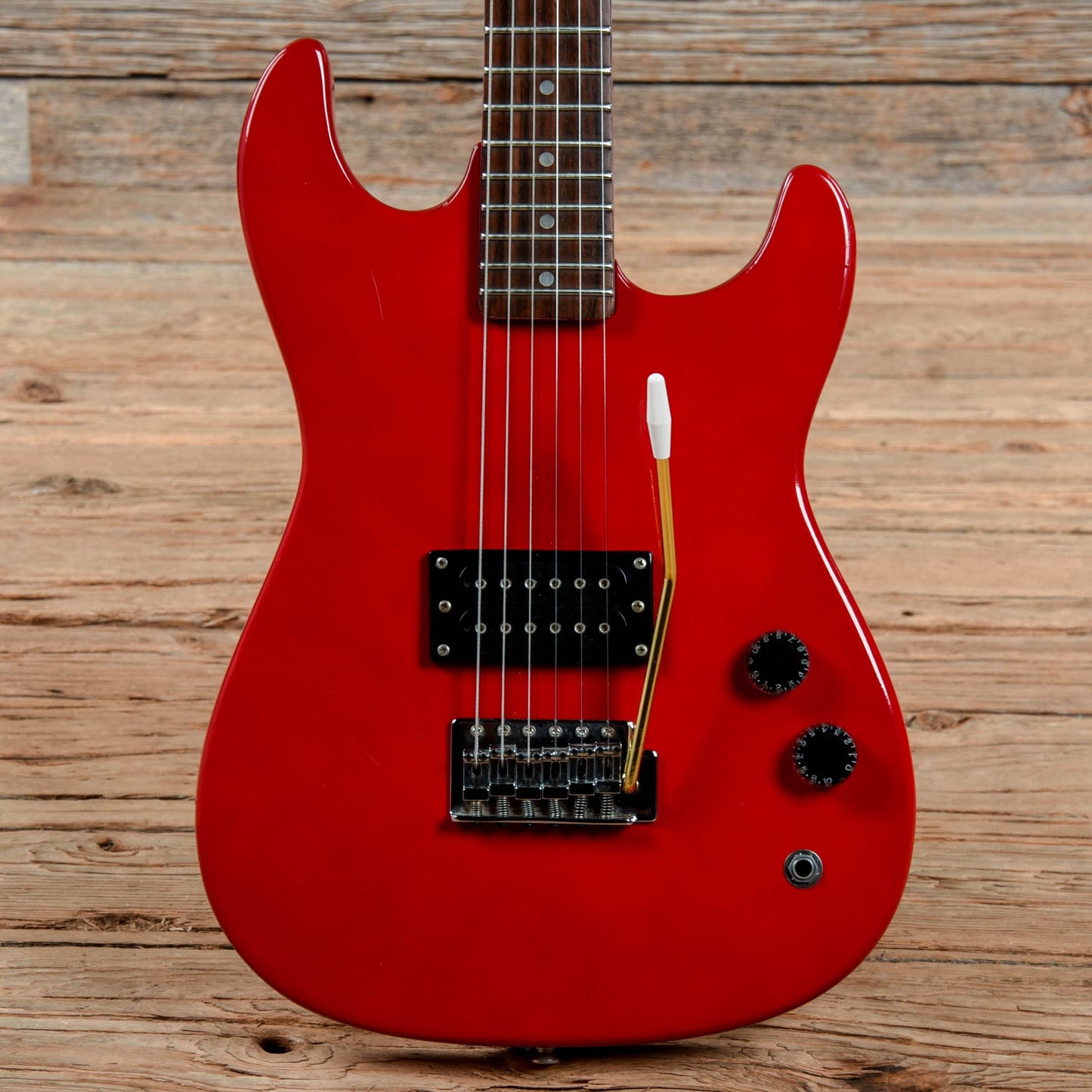 Memphis 3/4 Size Electric Red 1980s Electric Guitars / Solid Body