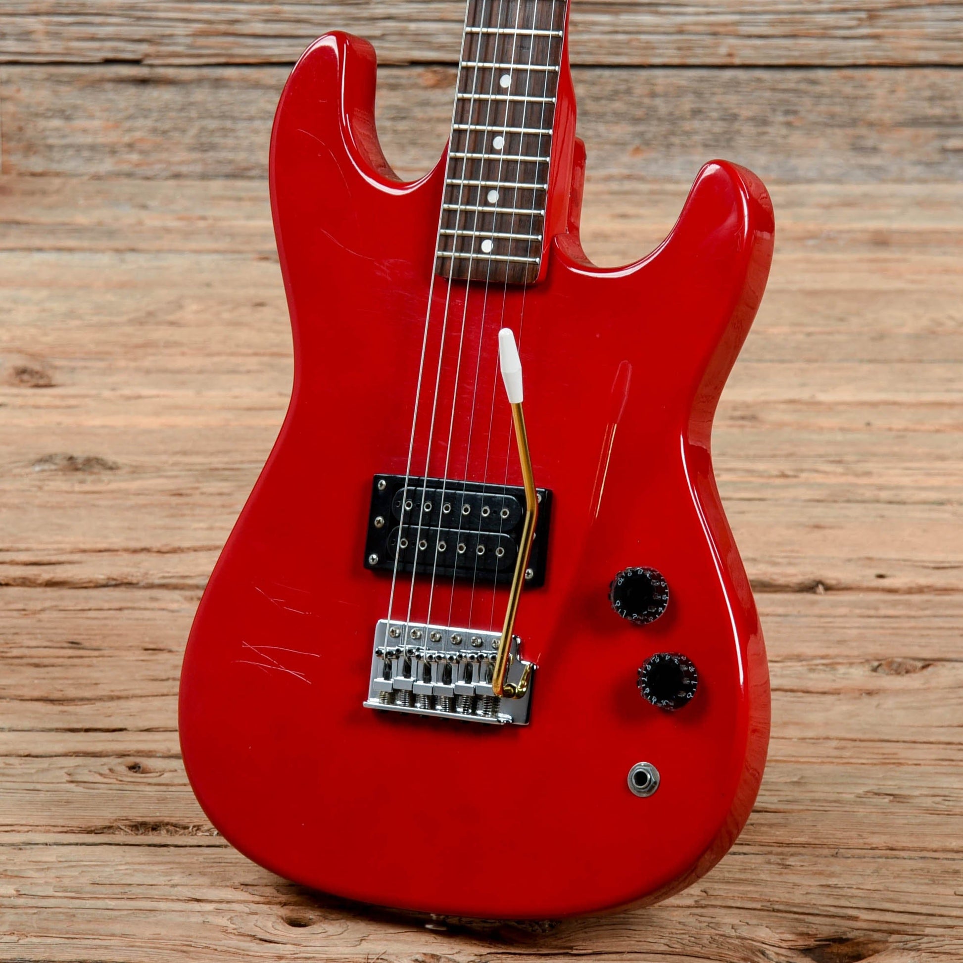 Memphis 3/4 Size Electric Red 1980s Electric Guitars / Solid Body