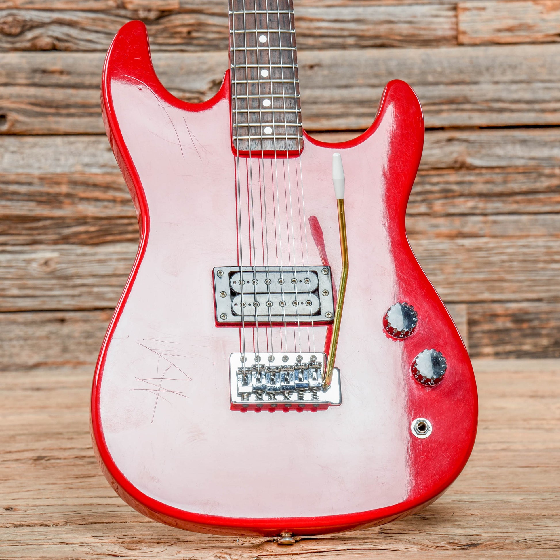 Memphis 3/4 Size Electric Red 1980s Electric Guitars / Solid Body