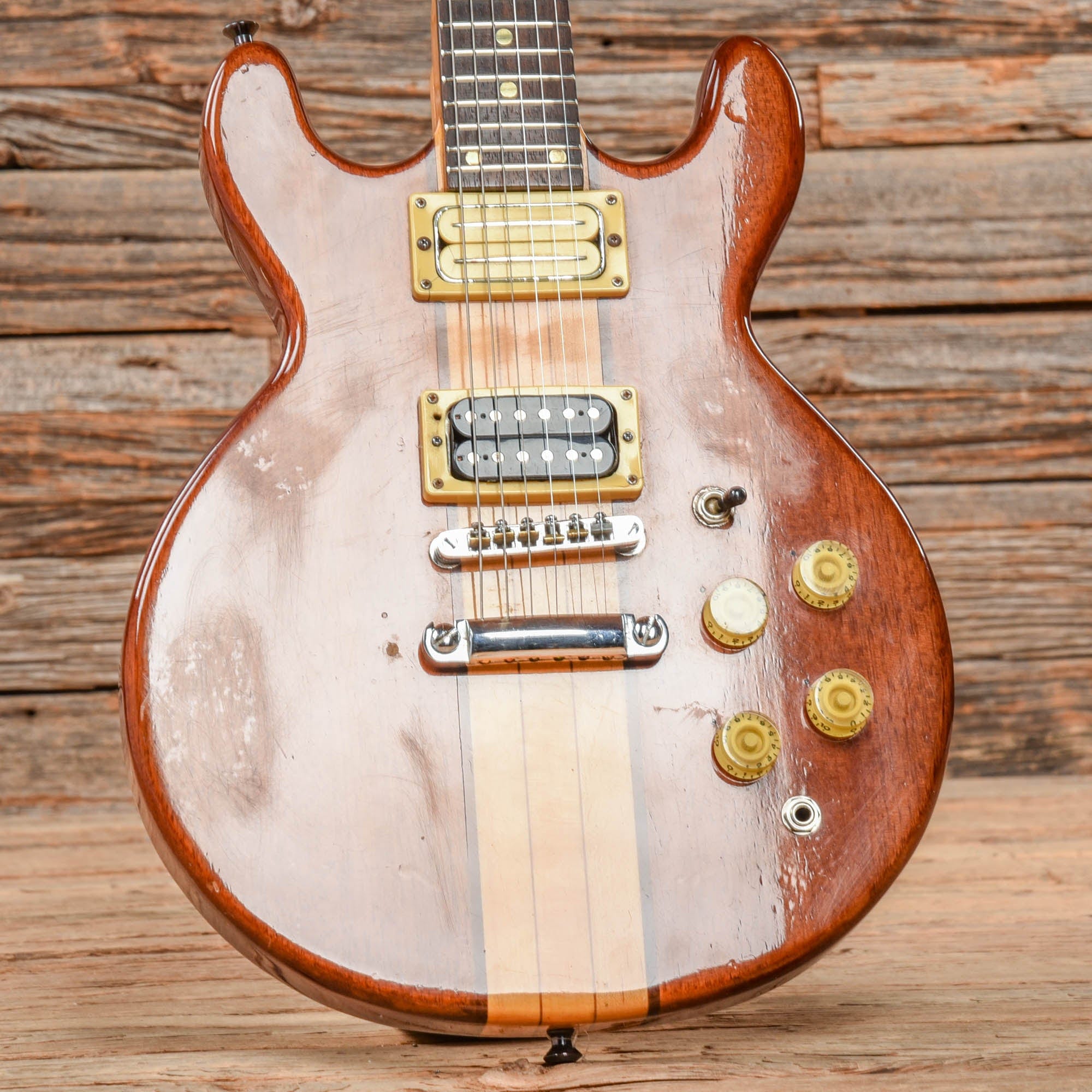 Memphis Electric Guitar Natural 1970s Chicago Music Exchange