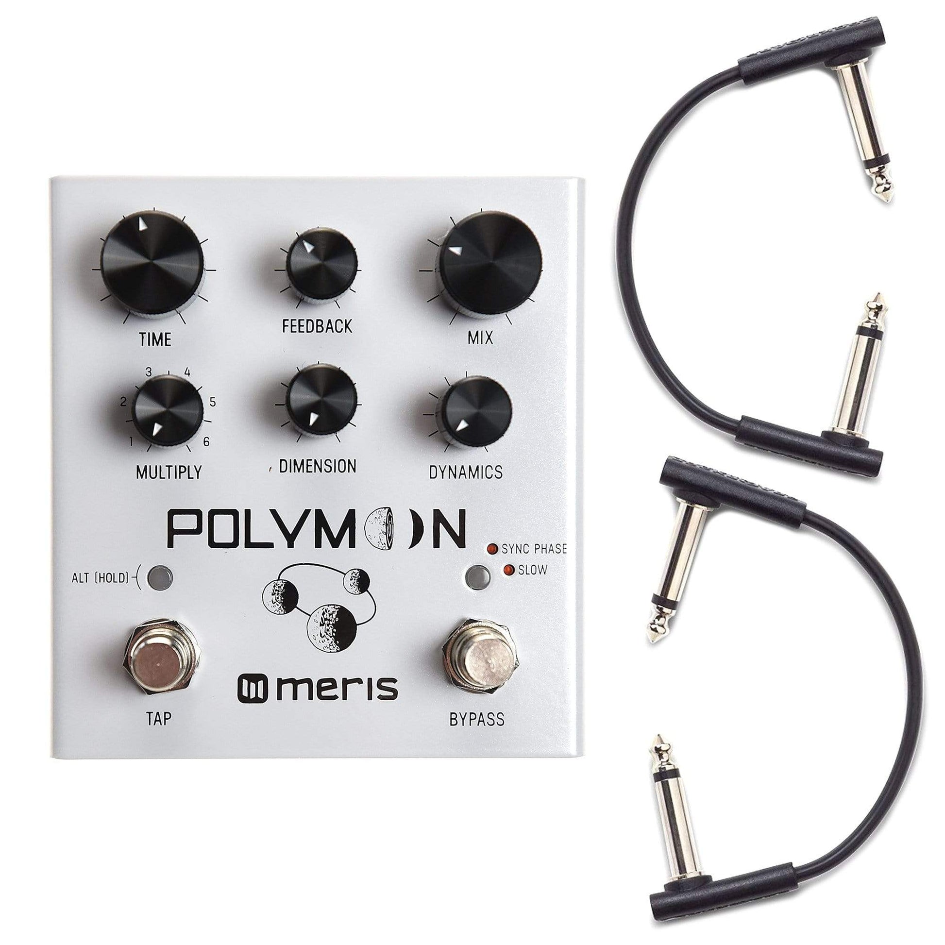 polymoon pedal Meris Polymoon Super-Modulated Delay Pedal w/RockBoard Flat Patch Cabl – Chicago Music Exchange