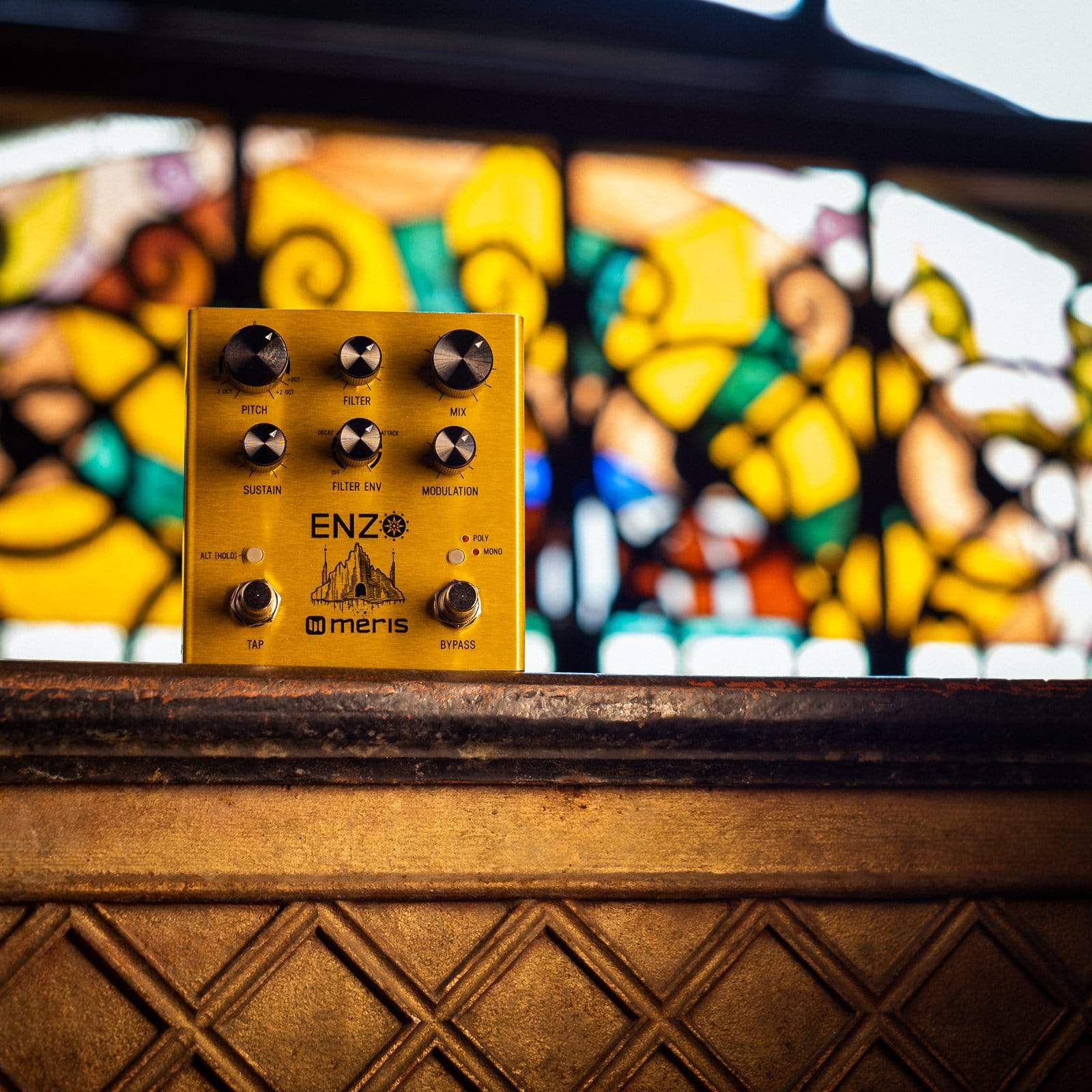 enzo guitar pedal Meris Enzo Multi-Voice Instrument Synthesizer Pedal