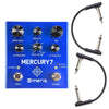 Meris Mercury7 Reverb Pedal w/RockBoard Flat Patch Cables Bundle Effects and Pedals / Reverb