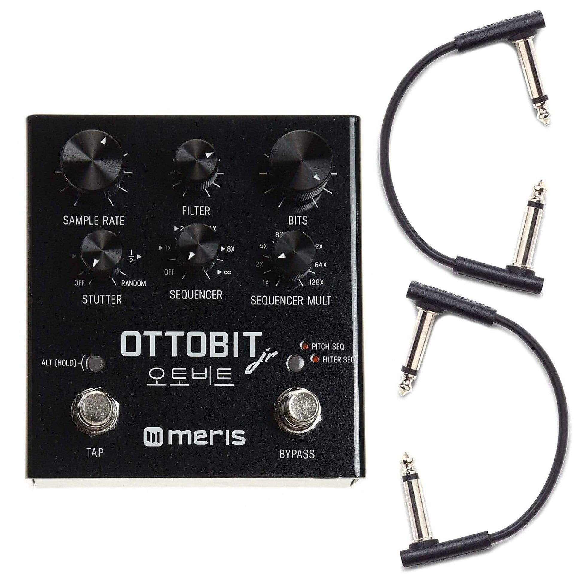 ottobit pedal Meris Ottobit Jr. Bitcrusher Pedal w/RockBoard Flat Patch Cables Bundl – Chicago Music Exchange