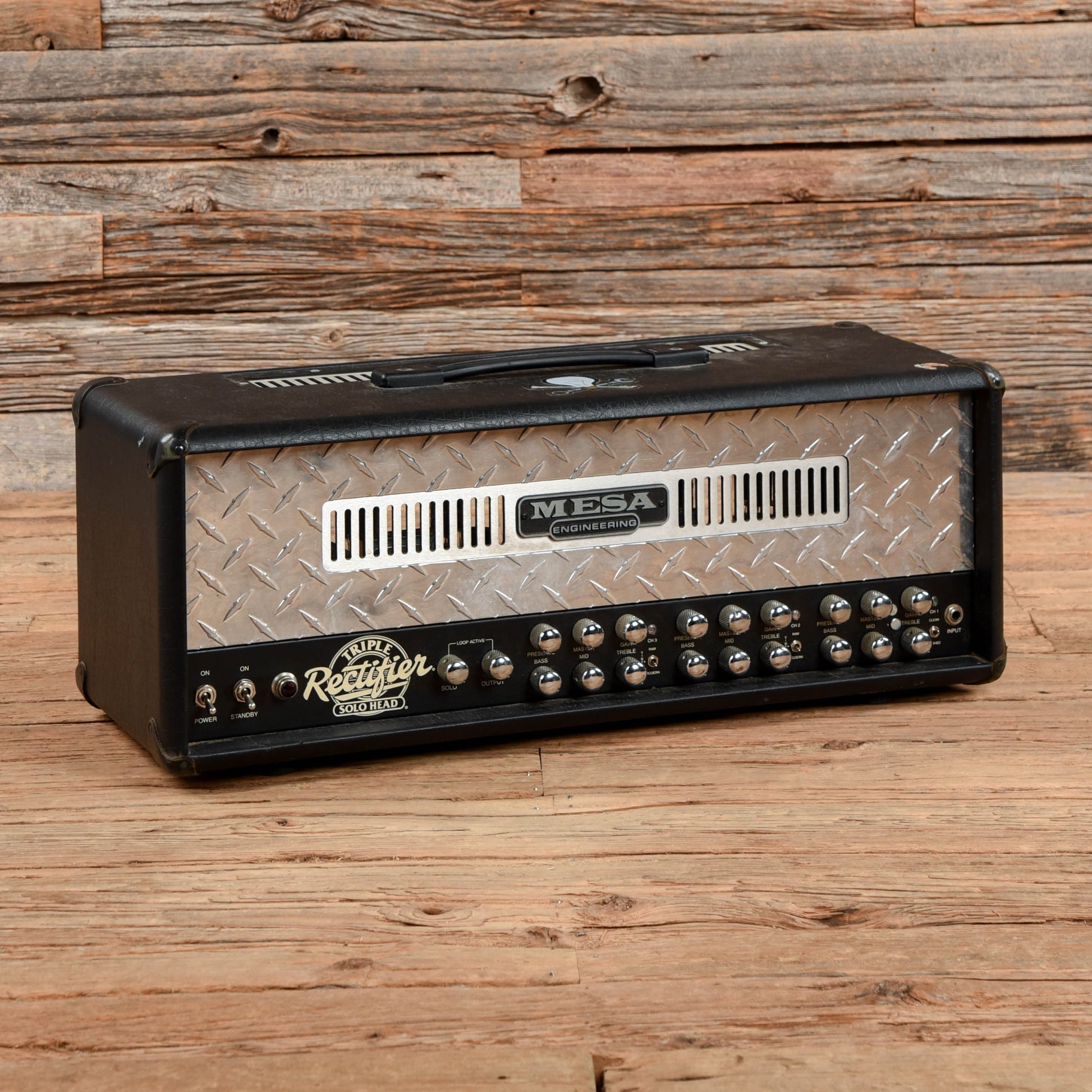 Mesa Boogie Triple Rectifier Solo Head 3-Channel 150-Watt Guitar Amp Head Amps / Guitar Cabinets