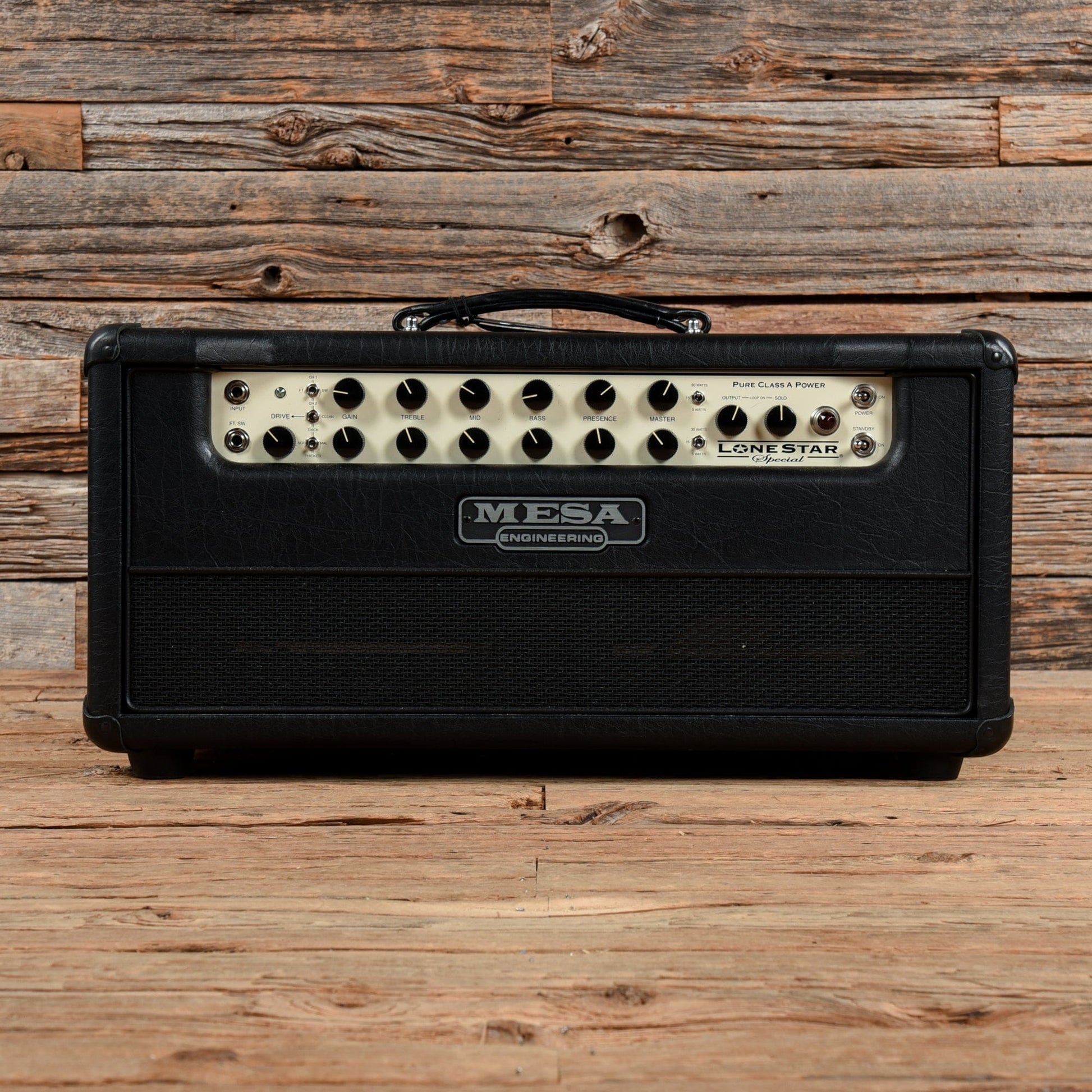 Mesa Boogie Lone Star Special 2-Channel 30-Watt Guitar Amp Head Black Amps / Guitar Heads