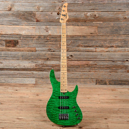 Mike Lull M4XL Transparent Green Bass Guitars / 4-String