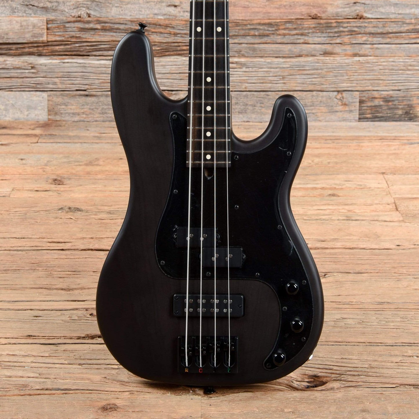 Mike Lull PJ4 Special 4-String Ash Satin Black Bass Guitars / 4-String