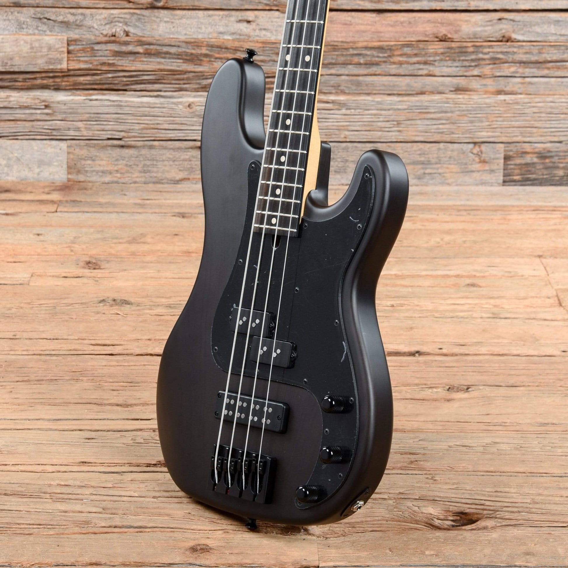 Mike Lull PJ4 Special 4-String Ash Satin Black Bass Guitars / 4-String