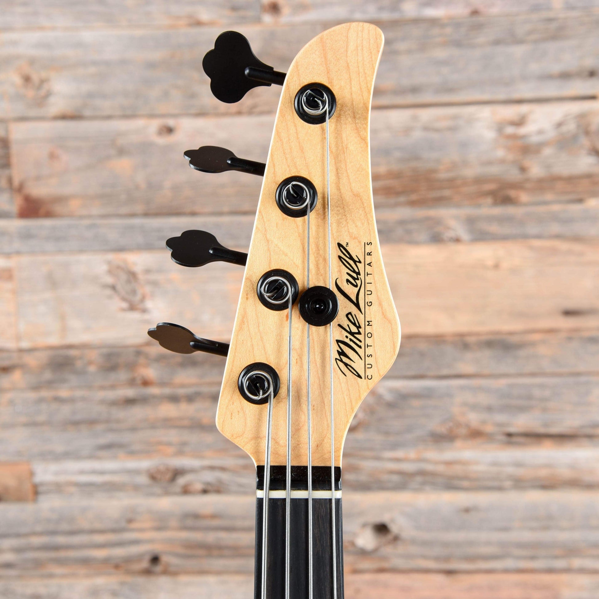 Mike Lull PJ4 Special 4-String Ash Satin Trans Black Bass Guitars / 4-String