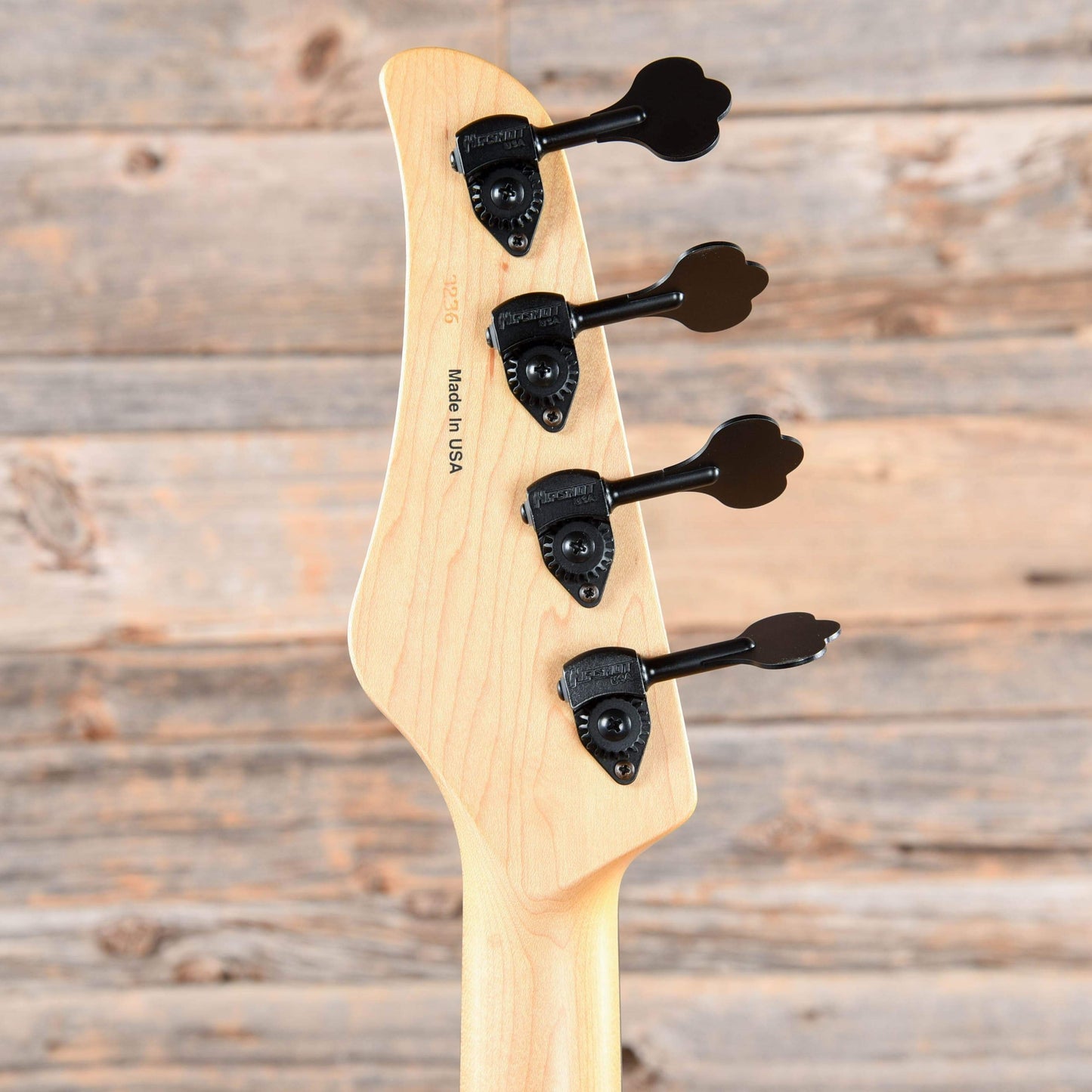 Mike Lull PJ4 Special 4-String Ash Satin Trans Black Bass Guitars / 4-String