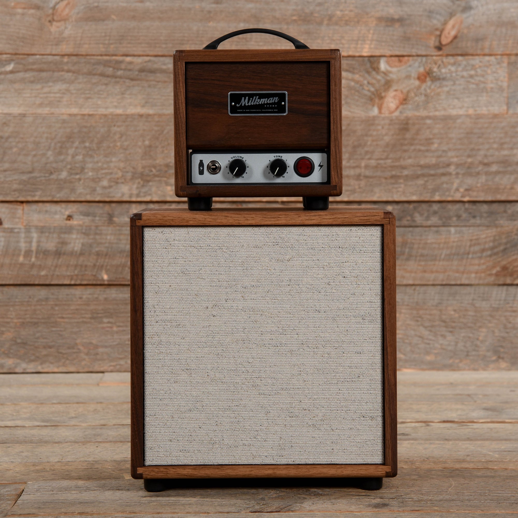 Milkman Limited 5w Mini Stack w/ 1x8 Alnico Jupiter Speaker Walnut