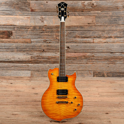 Minarik Lotus Lotus Orange Burst Electric Guitars / Solid Body