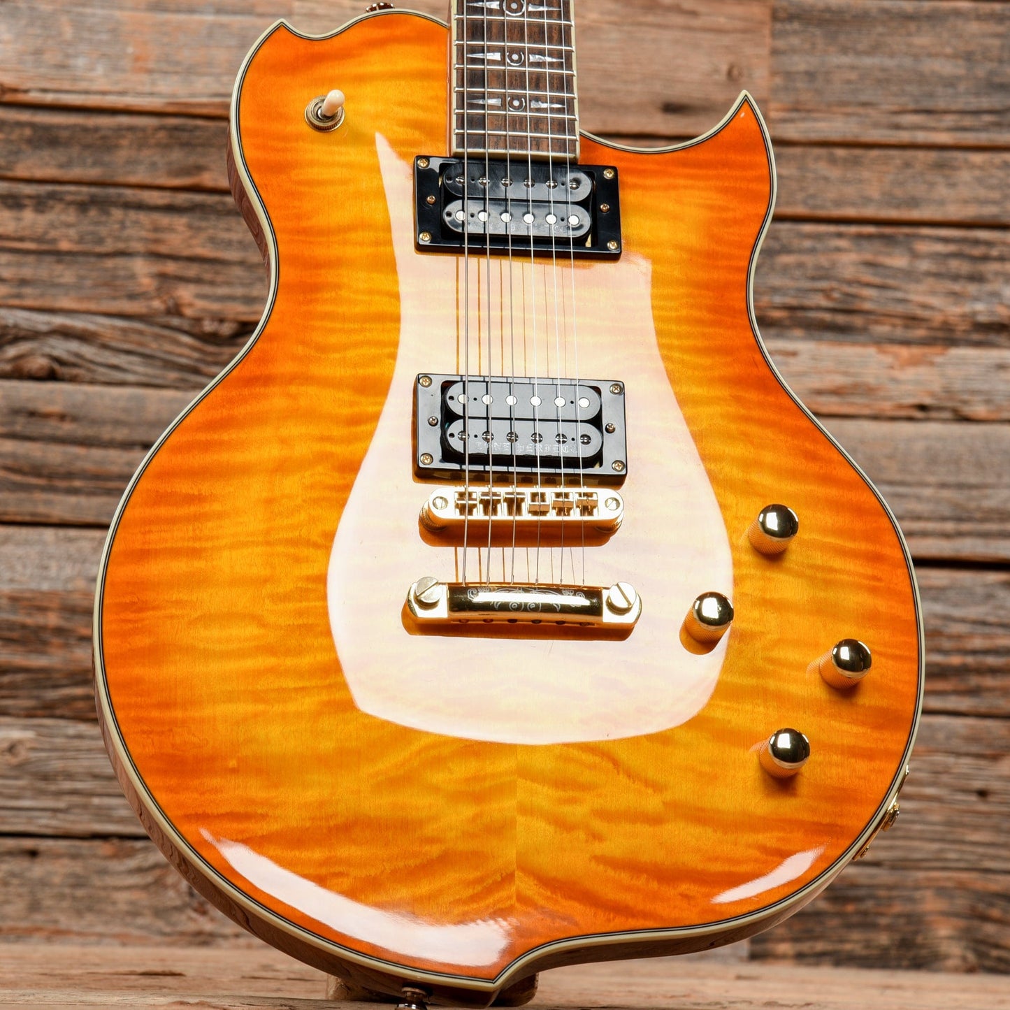 Minarik Lotus Lotus Orange Burst Electric Guitars / Solid Body