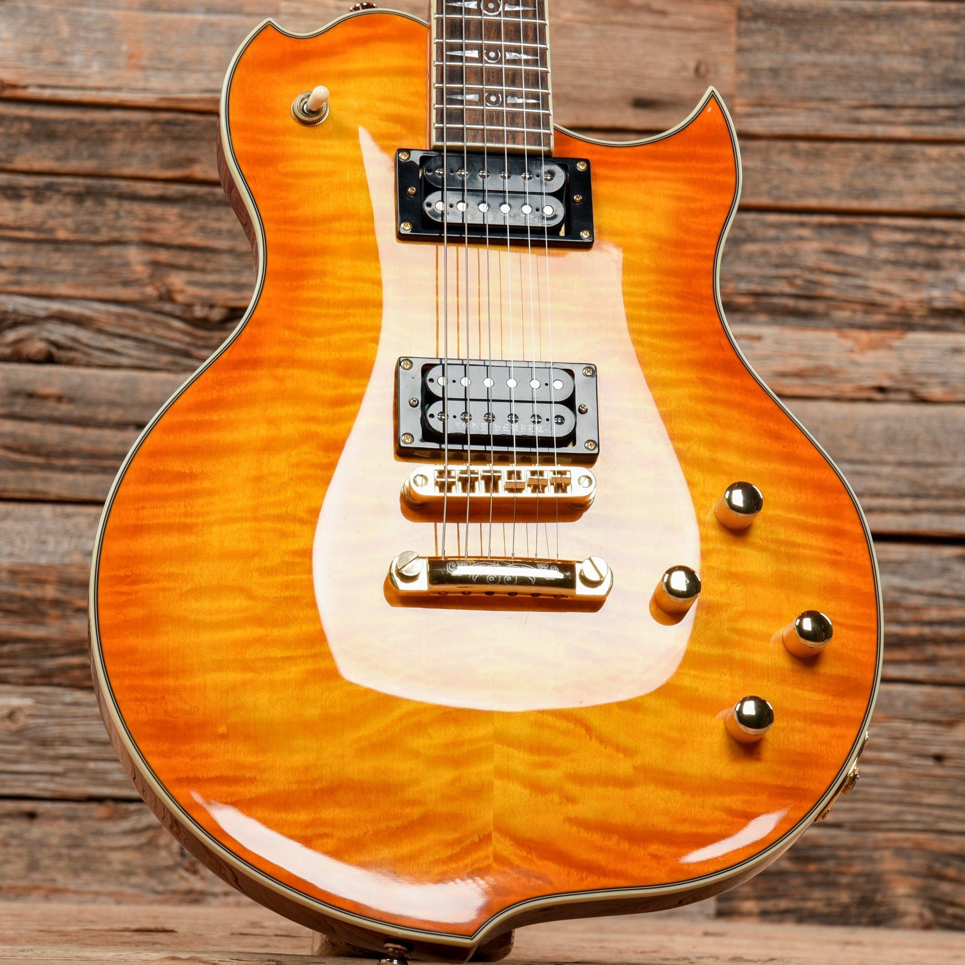 Minarik Lotus Lotus Orange Burst Electric Guitars / Solid Body