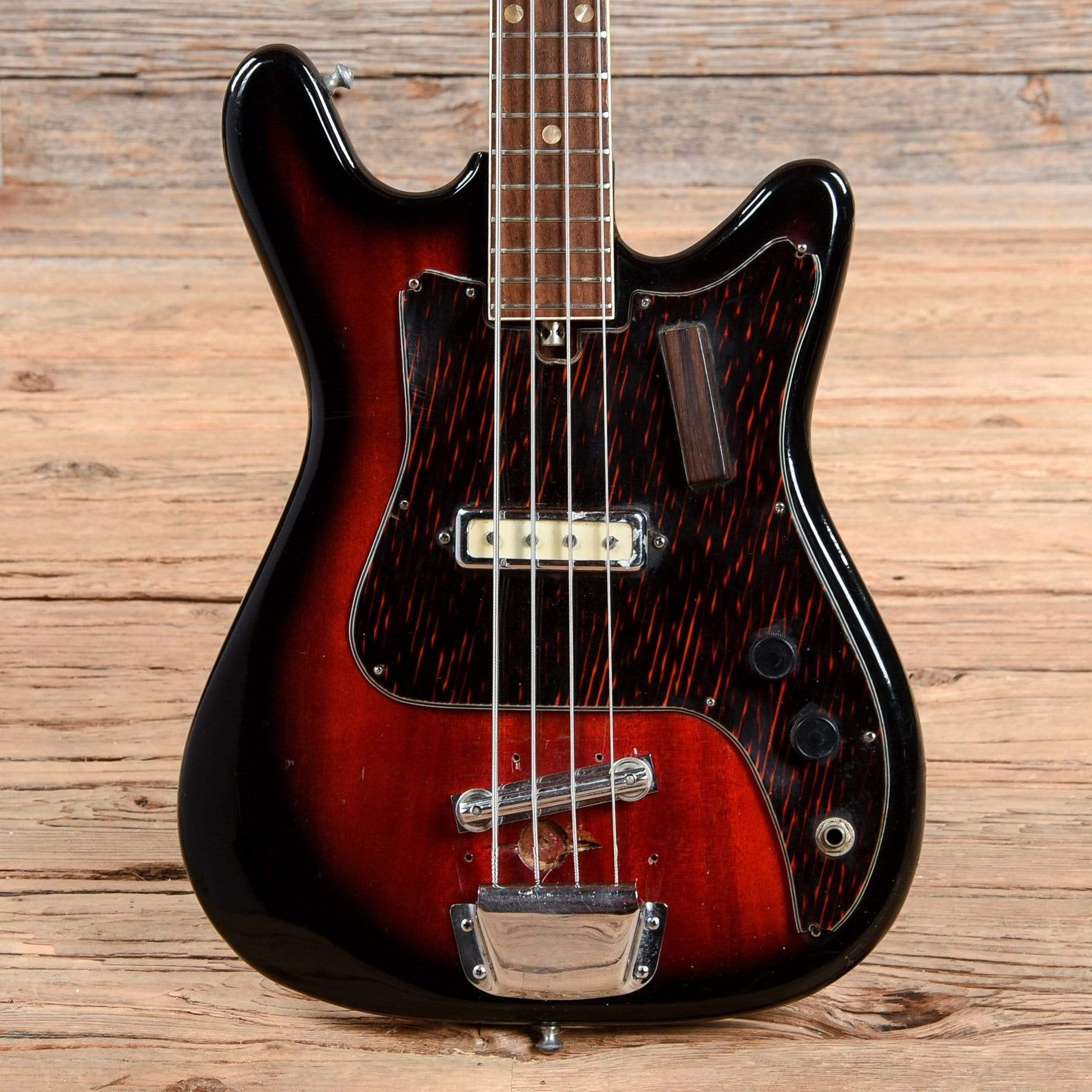 Miscellaneous 3/4 Size Bass Sunburst 1970s Bass Guitars / Short Scale