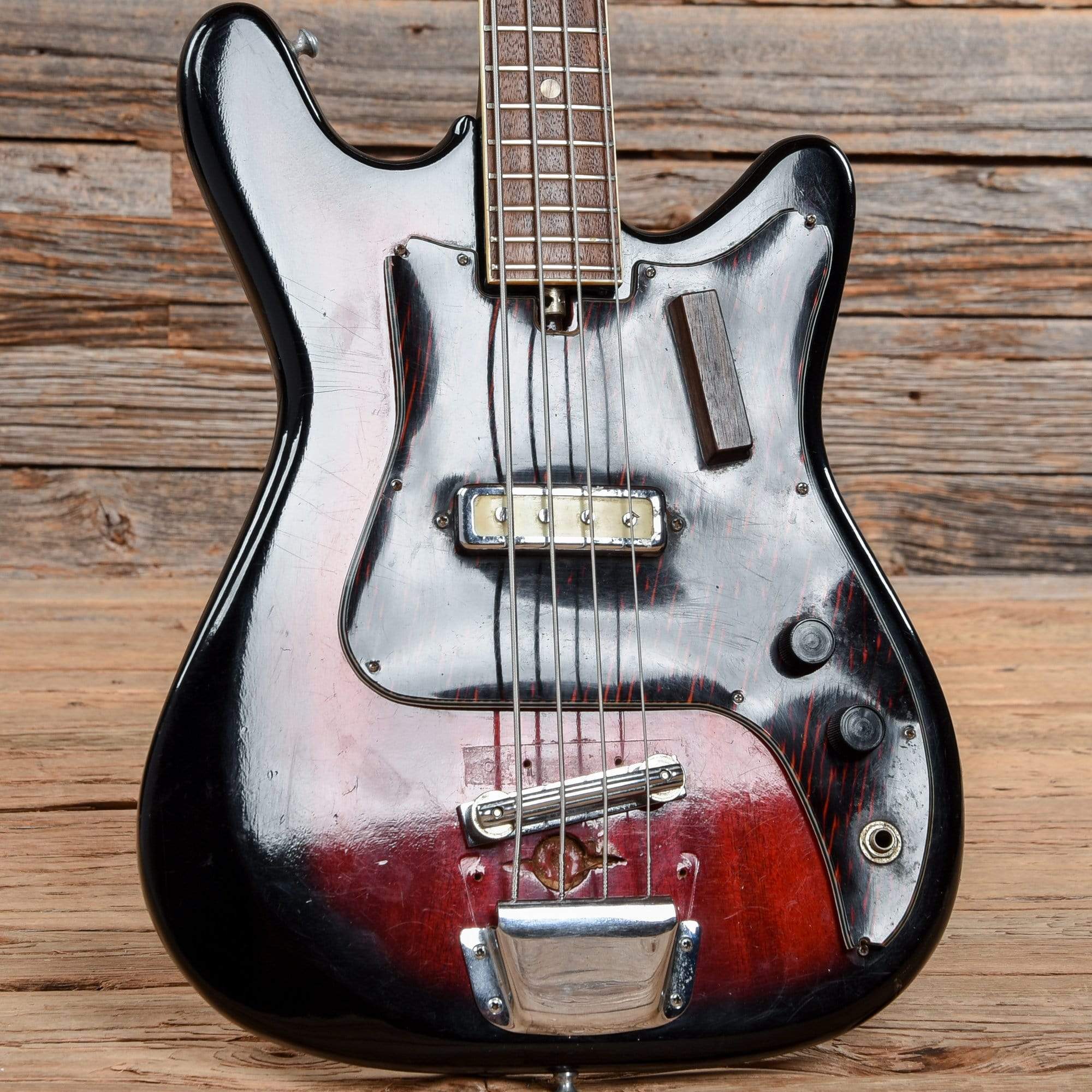 Miscellaneous 3/4 Size Bass Sunburst 1970s Bass Guitars / Short Scale