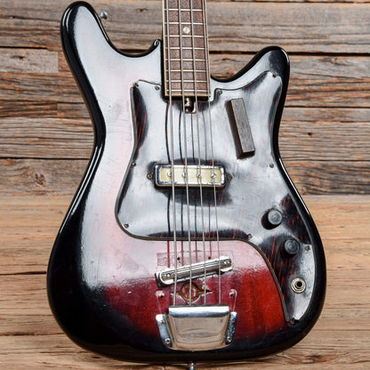 Miscellaneous 3/4 Size Bass Sunburst 1970s Bass Guitars / Short Scale