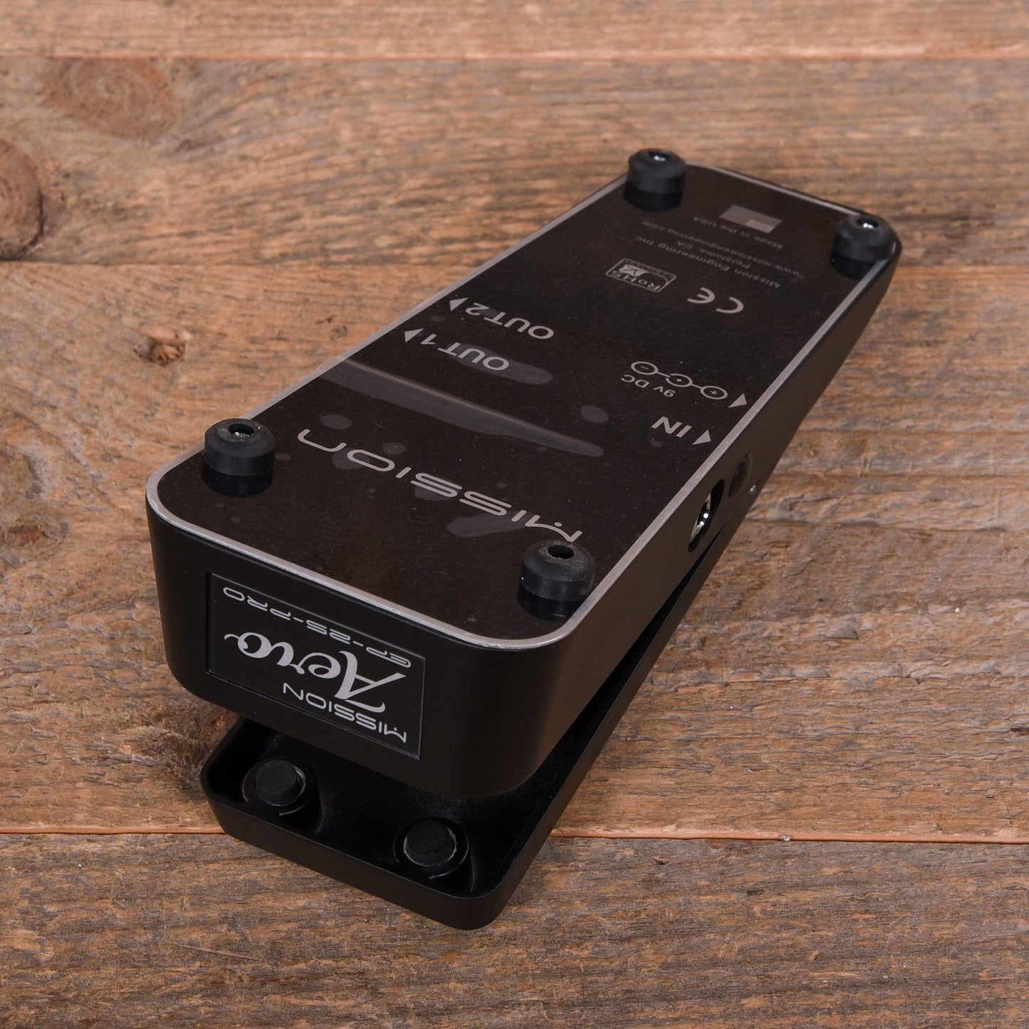 Mission Engineering EP 25-Pro AERO Dual Channel Expression Pedal Black Effects and Pedals / Controllers, Volume and Expression