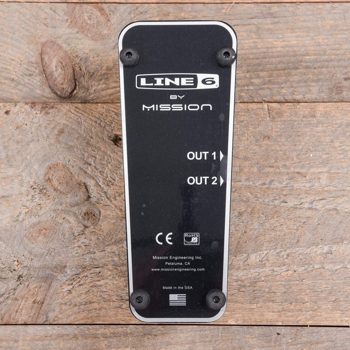 Mission Engineering Expression Pedal for Line 6 Black Effects and Pedals / Controllers, Volume and Expression