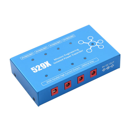 Mission Engineering 529X 8 Output Isolated Pedal Power Supply Blue Effects and Pedals / Pedalboards and Power Supplies