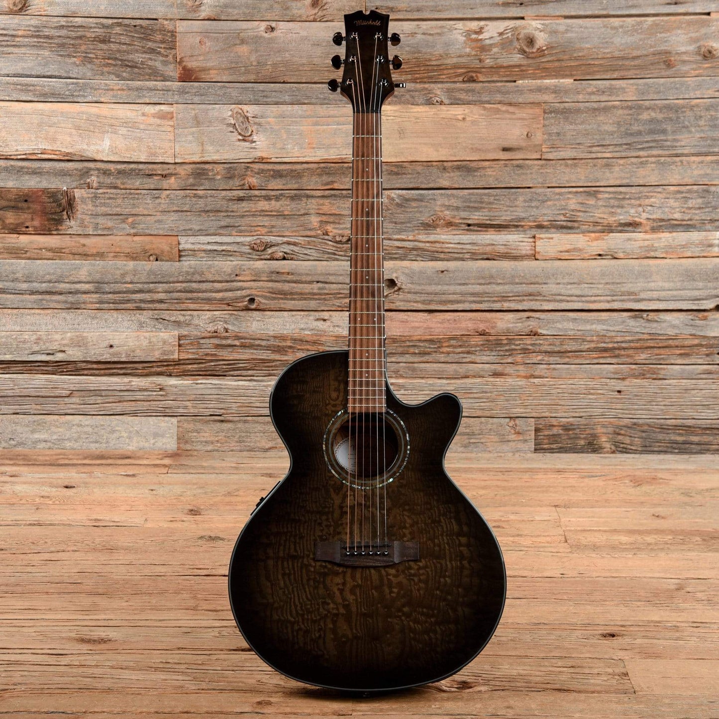 Mitchell MX420 Midnight Black 2015 Acoustic Guitars / OM and Auditorium