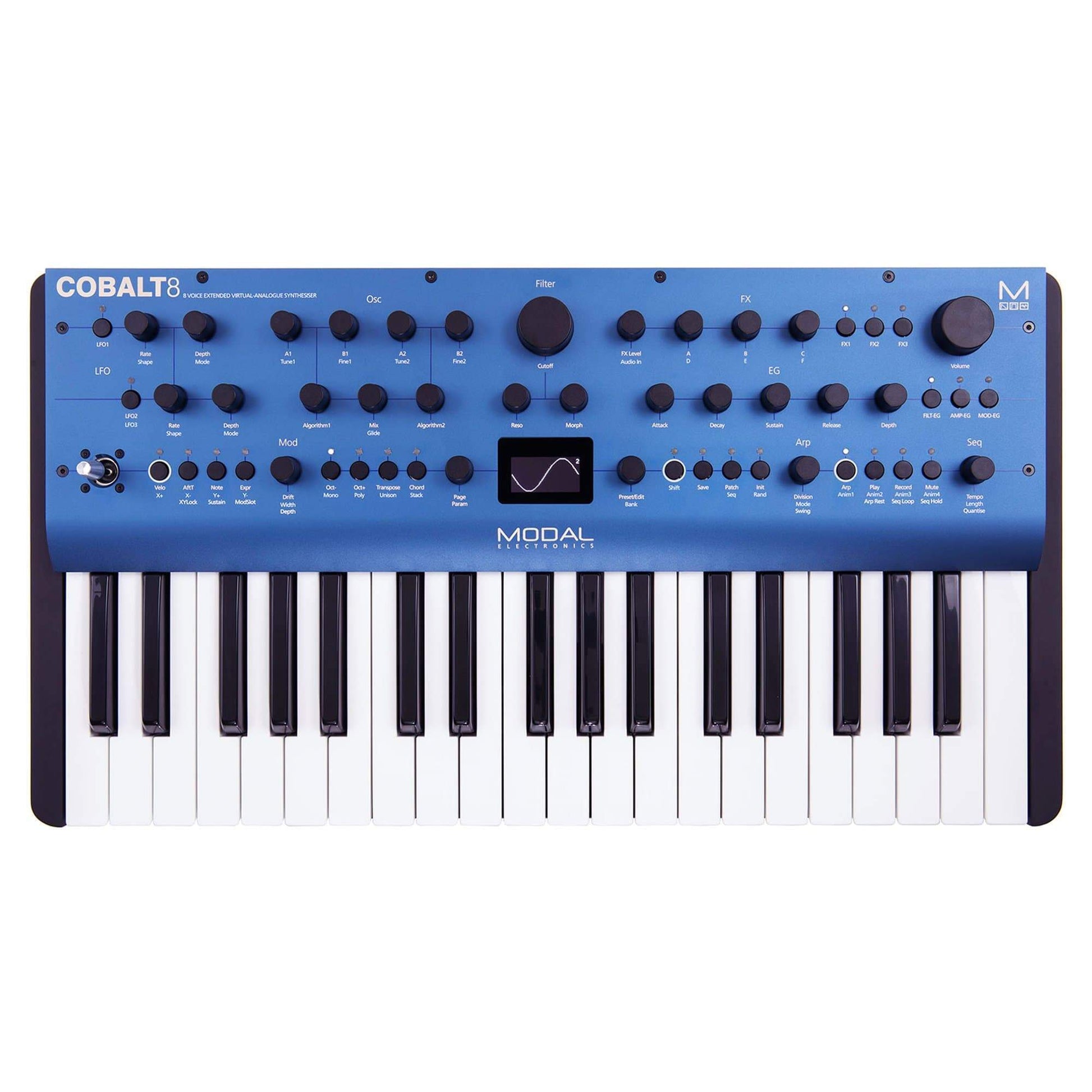 Modal Electronics Cobalt8 37-Key 8 Voice Polyphonic Extended Virtual Analog Synthesizer Keyboards and Synths / Synths / Analog Synths