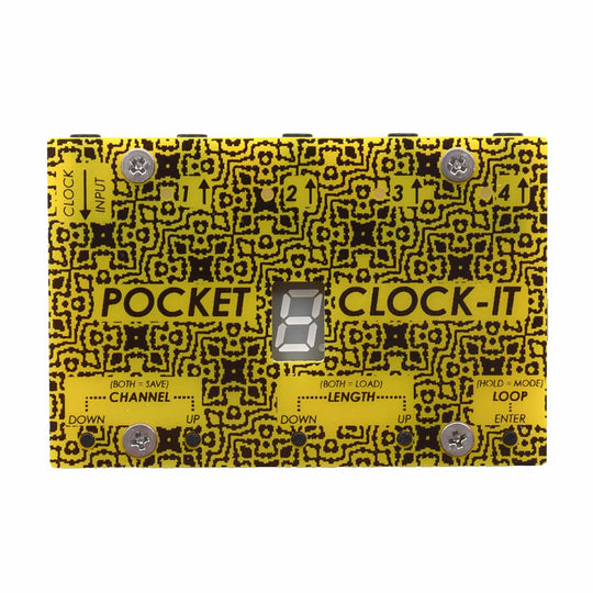 Moffenzeef Modular POCKET CLOCK-IT USB Powered Generative Sequencer and Clock Divider Keyboards and Synths / Synths / Eurorack