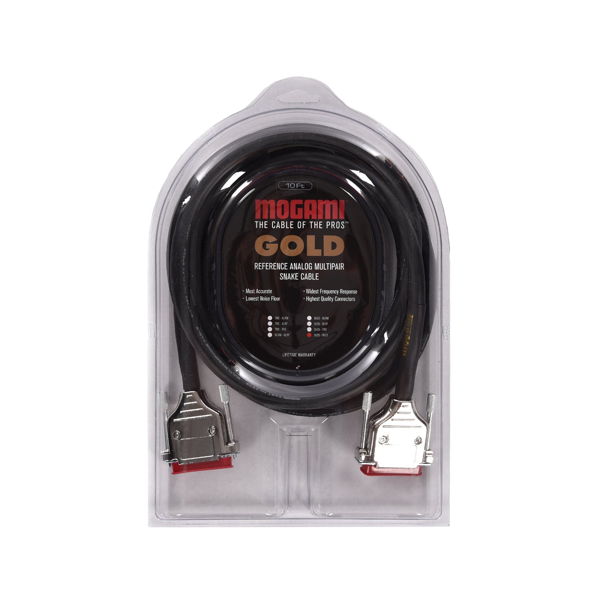 Mogami Gold DB25-DB25 8-channel Analog Interface Cable 10' – Chicago ...