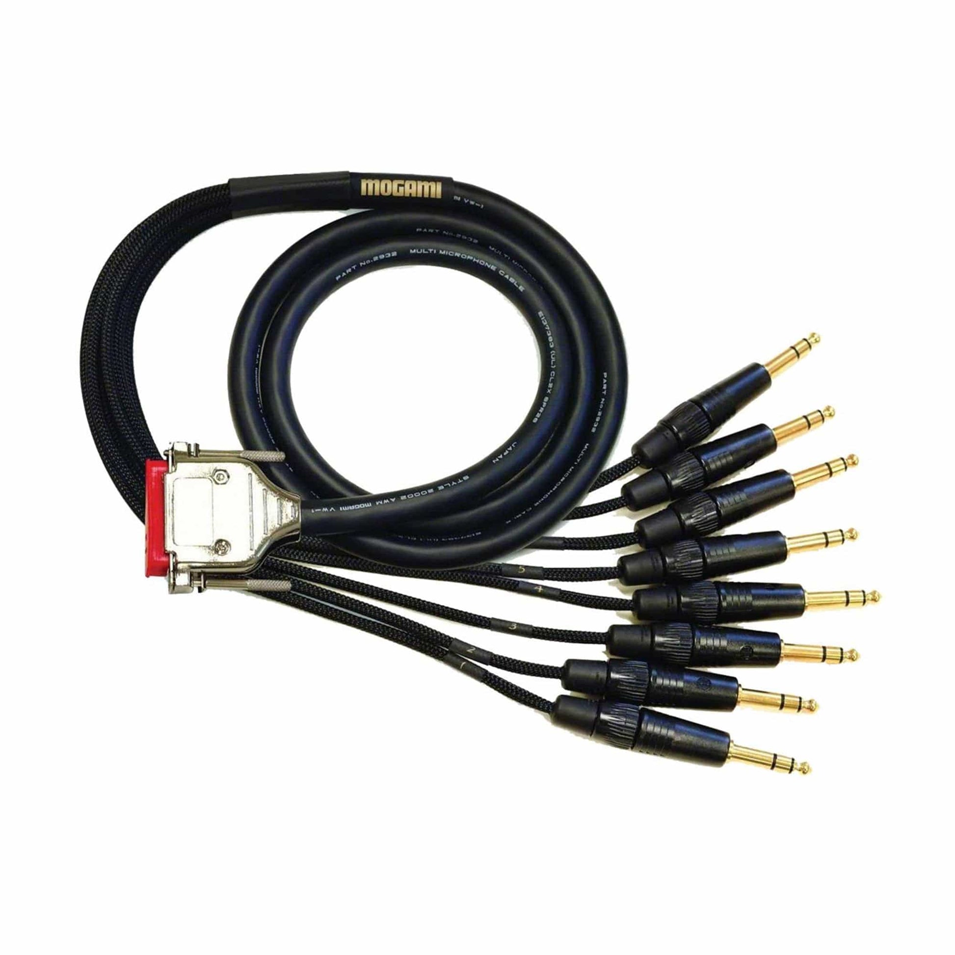 Mogami Gold DB25-TRS 8-channel Analog Interface Cable 20' Accessories / Cables