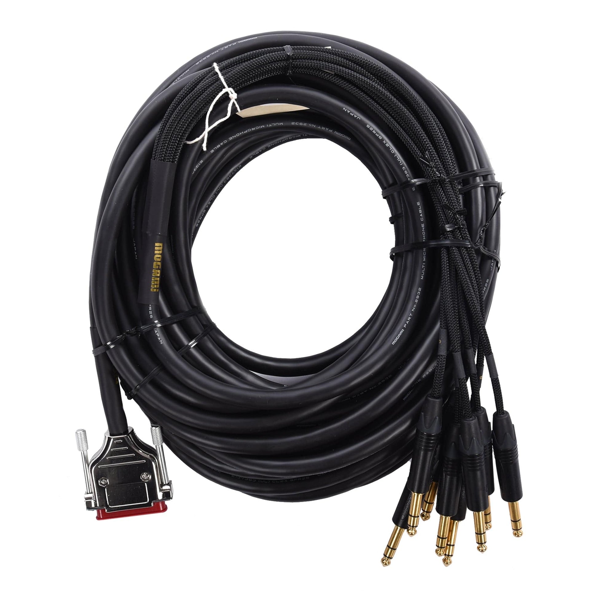 Mogami Gold DB25-TRS 8-channel Analog Interface Cable 50' Accessories / Cables