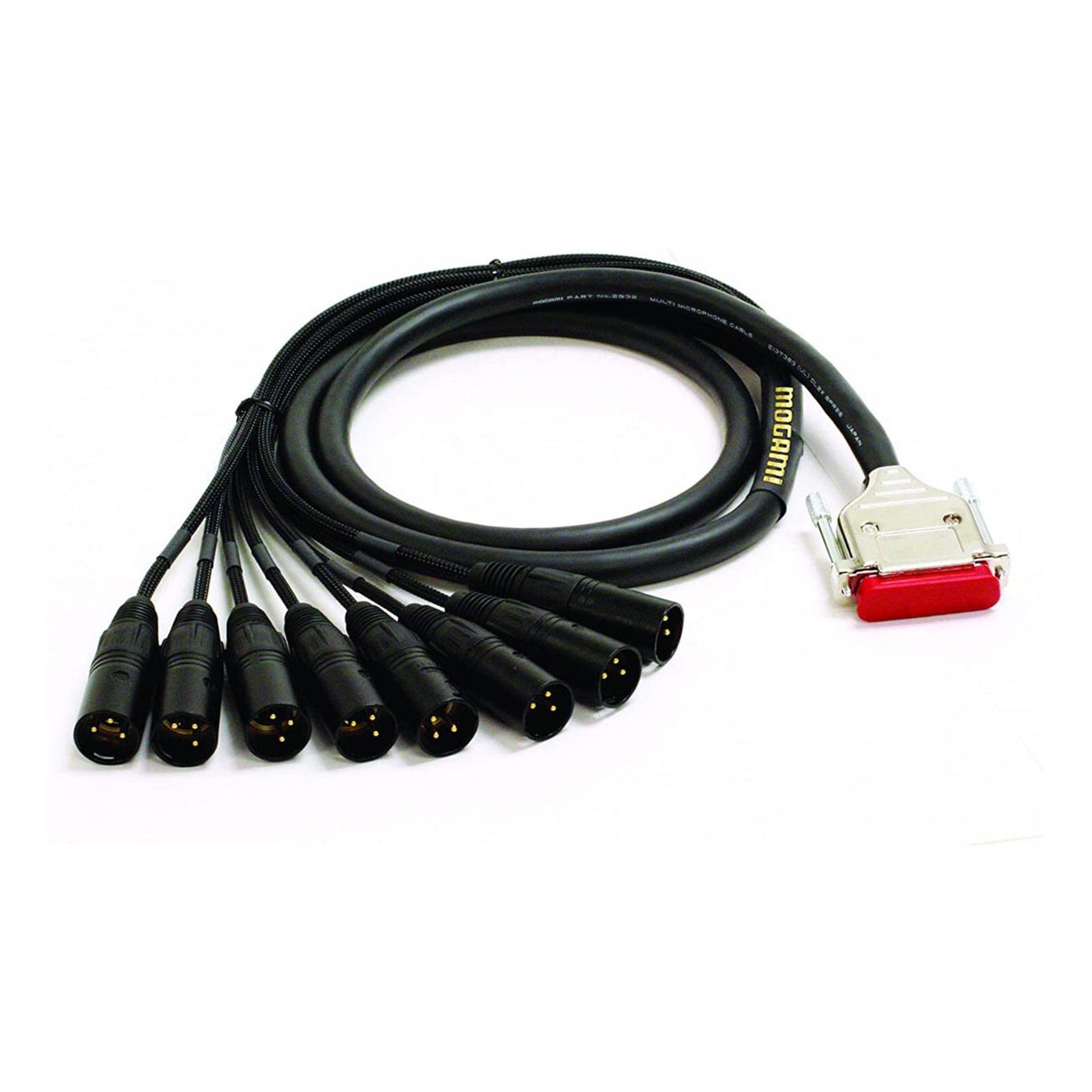 Mogami Gold DB25-XLRM 8-channel Analog Interface Cable 10' Accessories / Cables